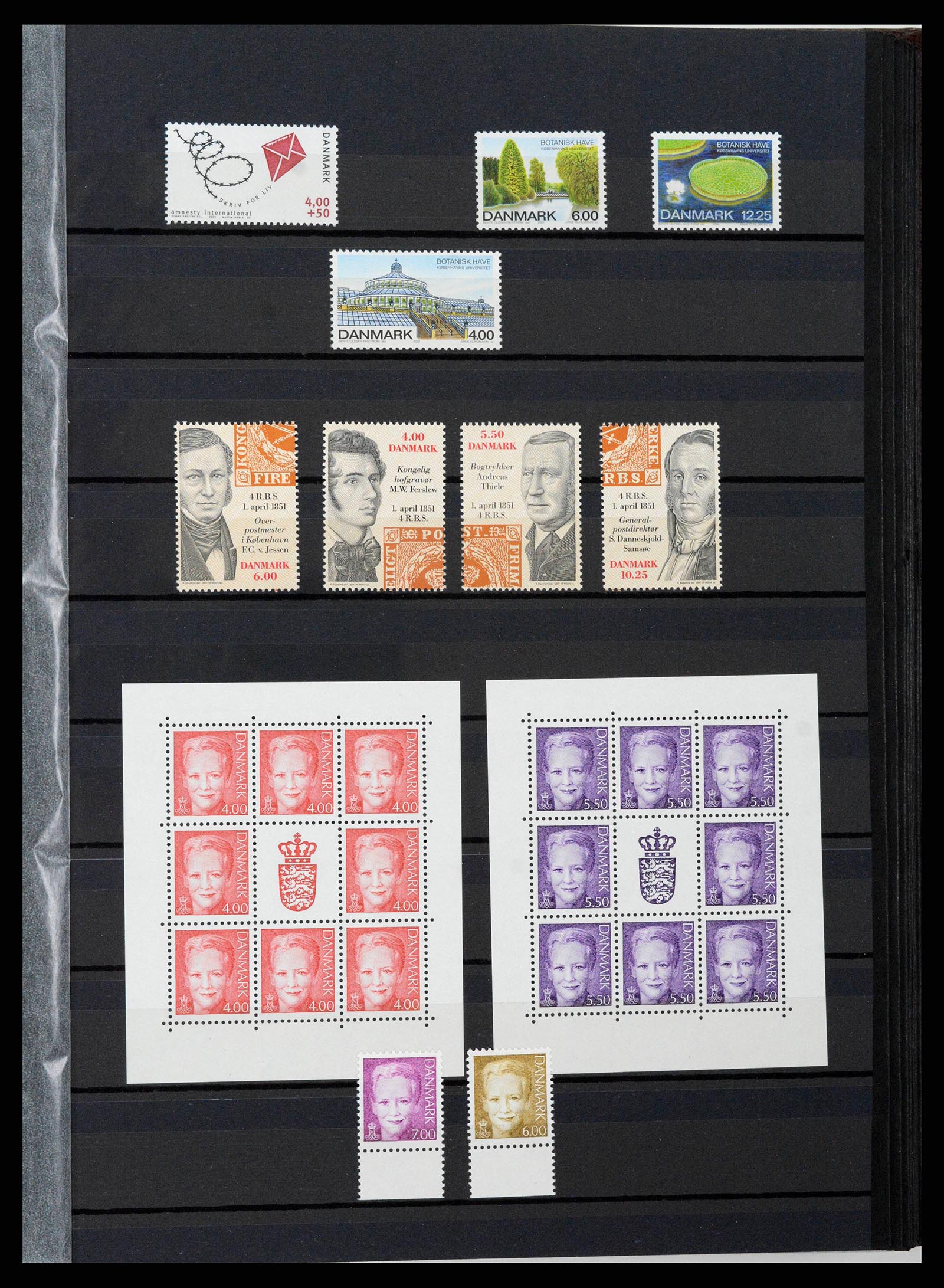 38858 0037 - Postzegelverzameling 38858 Denemarken 1976-2014.