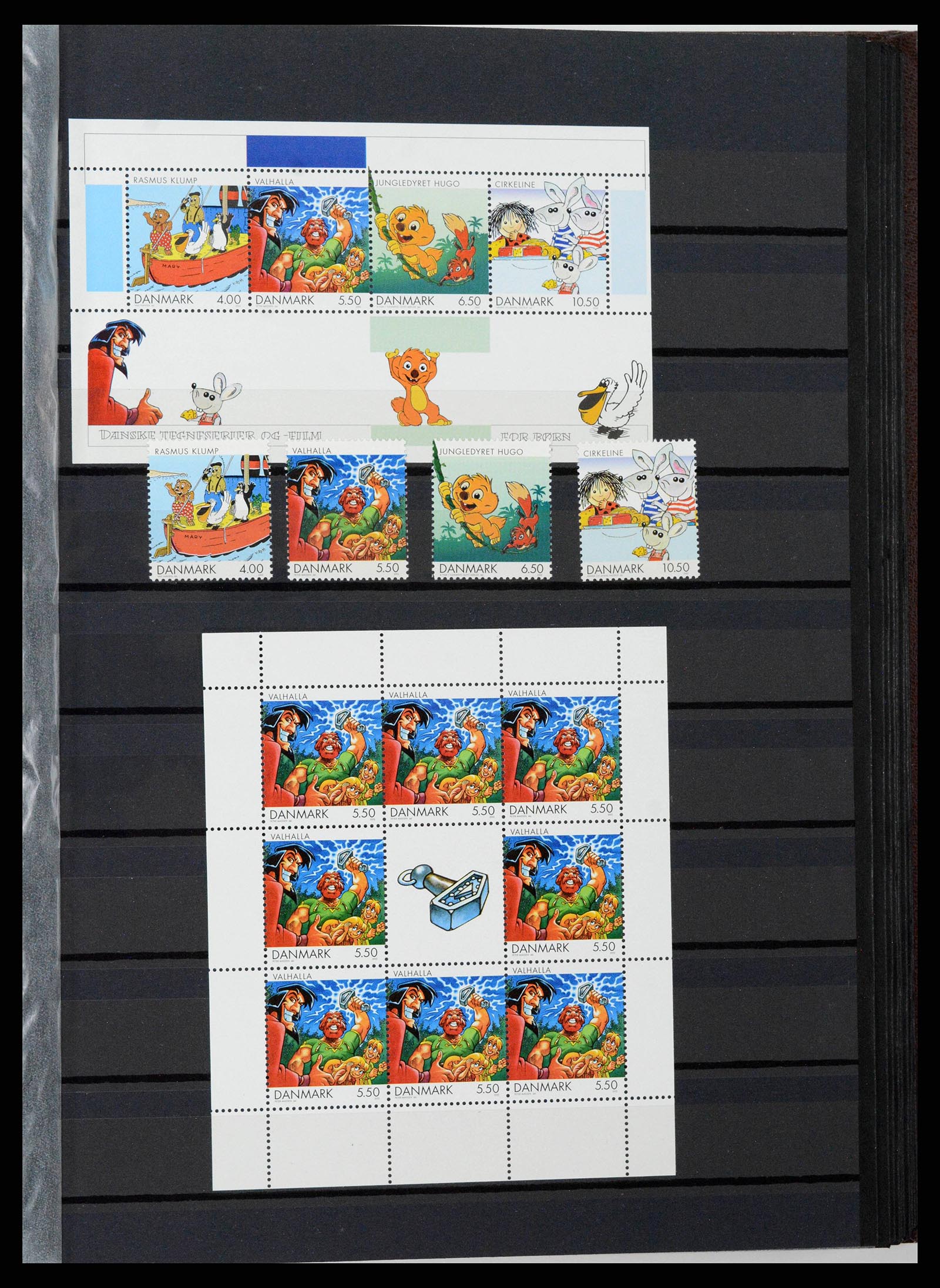 38858 0039 - Postzegelverzameling 38858 Denemarken 1976-2014.