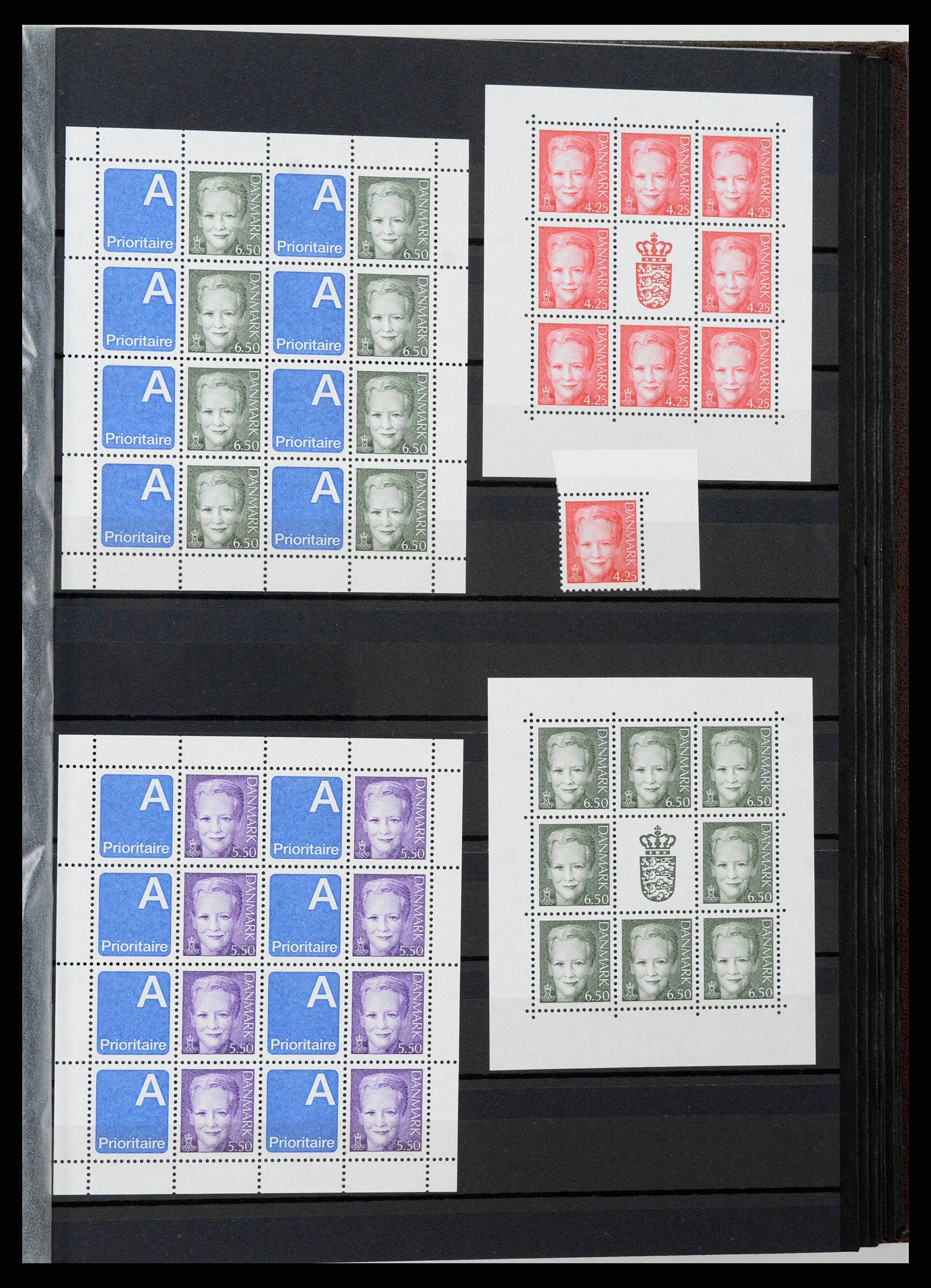 38858 0041 - Postzegelverzameling 38858 Denemarken 1976-2014.