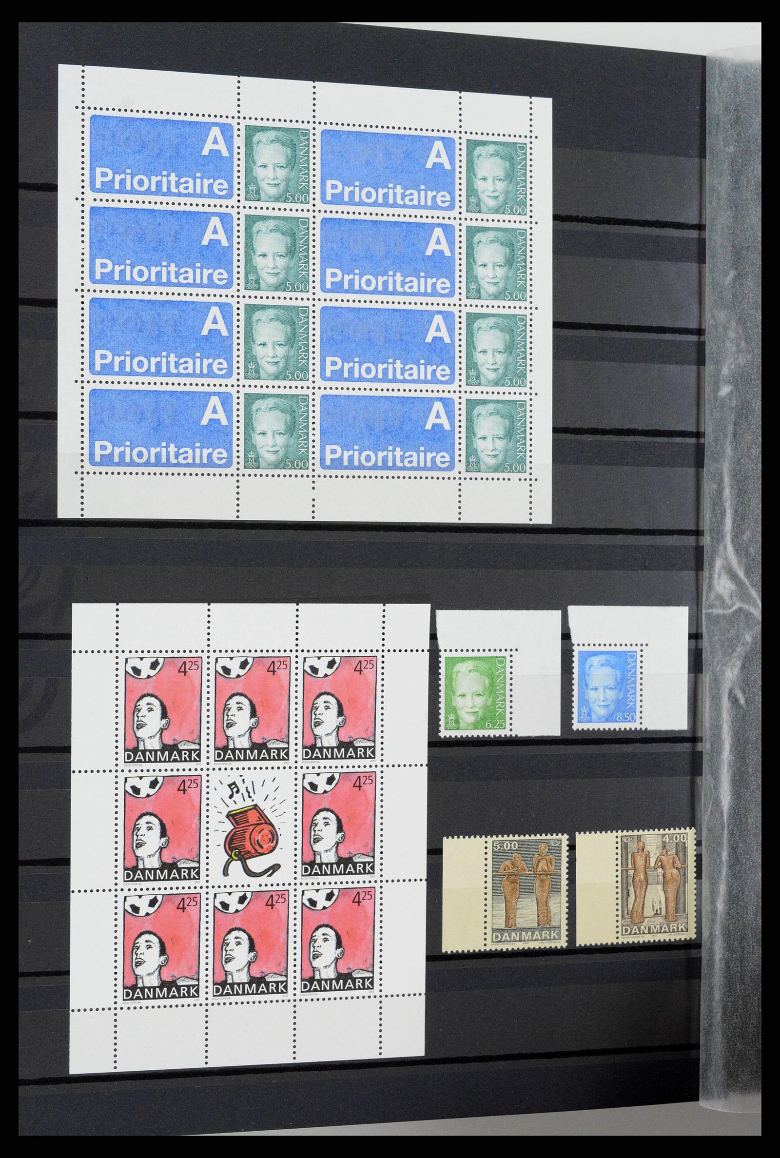38858 0042 - Postzegelverzameling 38858 Denemarken 1976-2014.