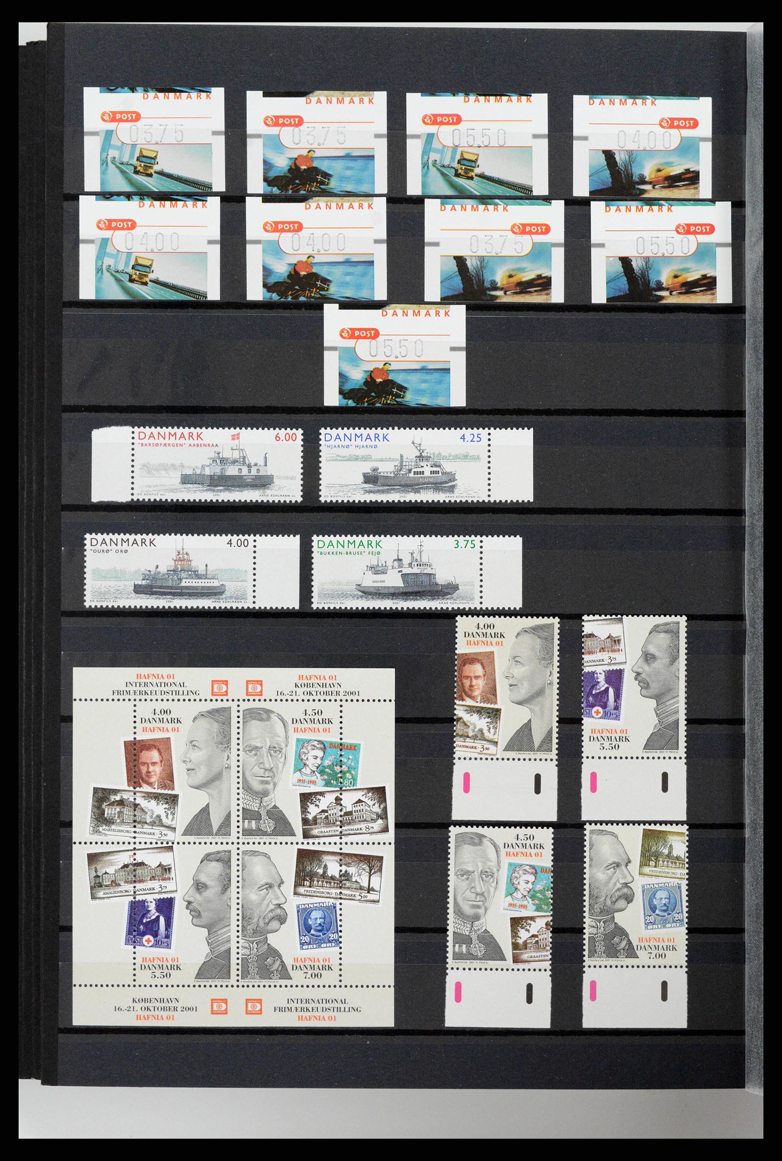 38858 0046 - Postzegelverzameling 38858 Denemarken 1976-2014.