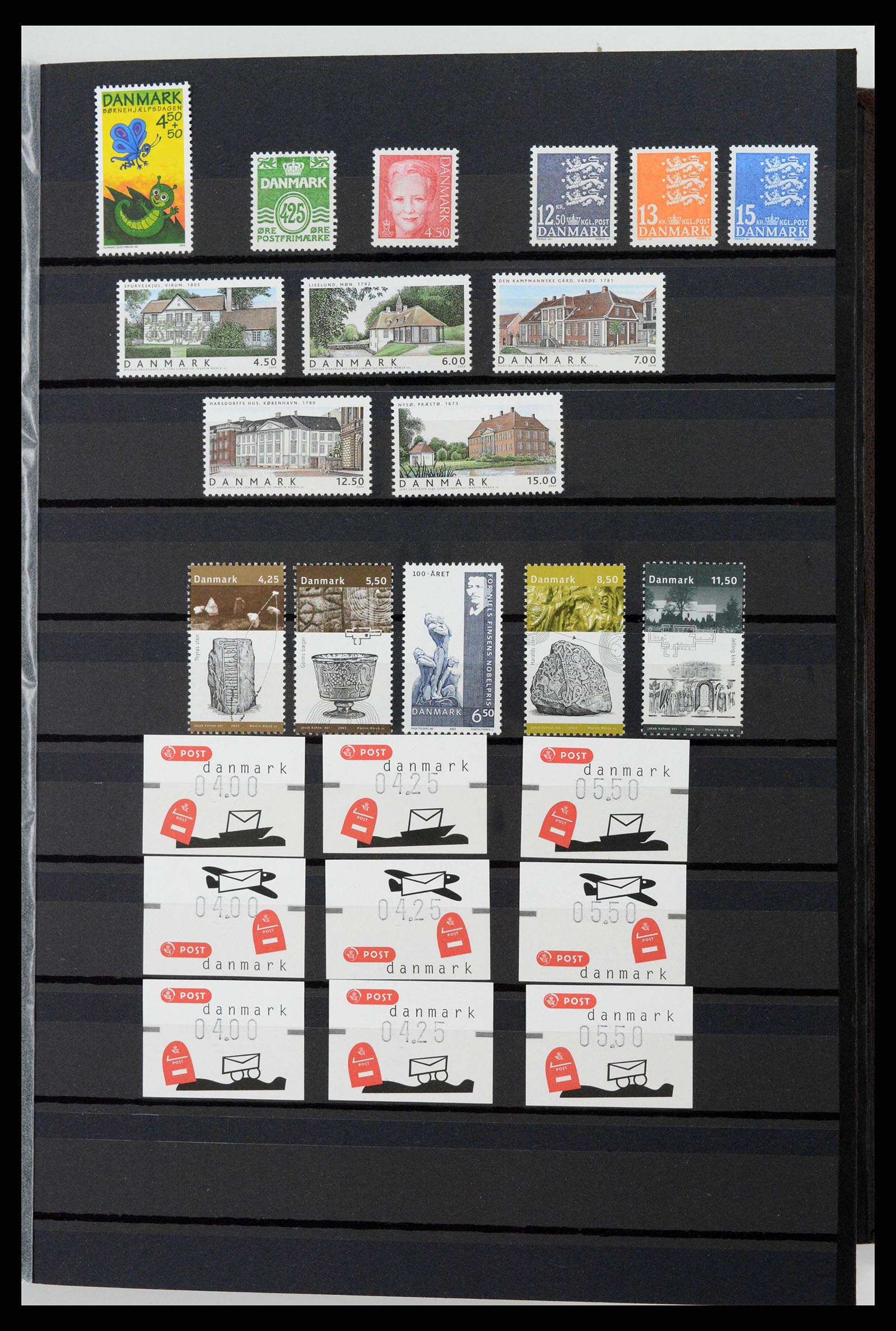 38858 0047 - Postzegelverzameling 38858 Denemarken 1976-2014.