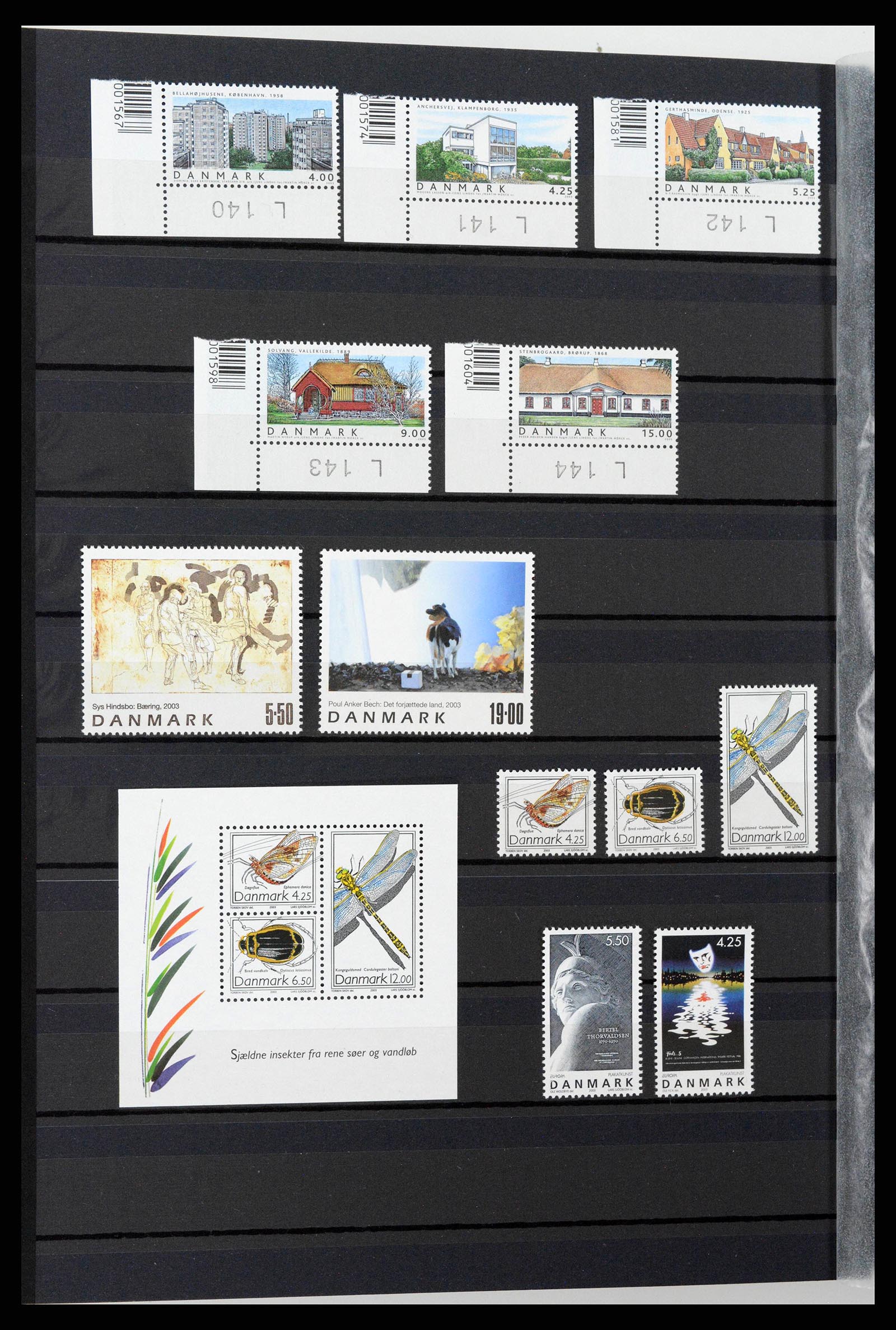 38858 0048 - Postzegelverzameling 38858 Denemarken 1976-2014.