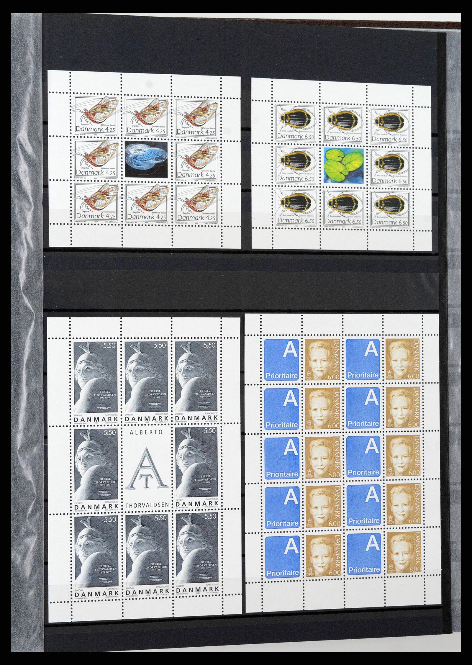 38858 0049 - Postzegelverzameling 38858 Denemarken 1976-2014.
