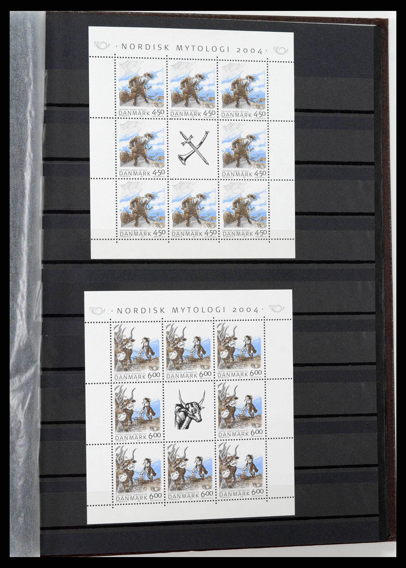 38858 0051 - Postzegelverzameling 38858 Denemarken 1976-2014.