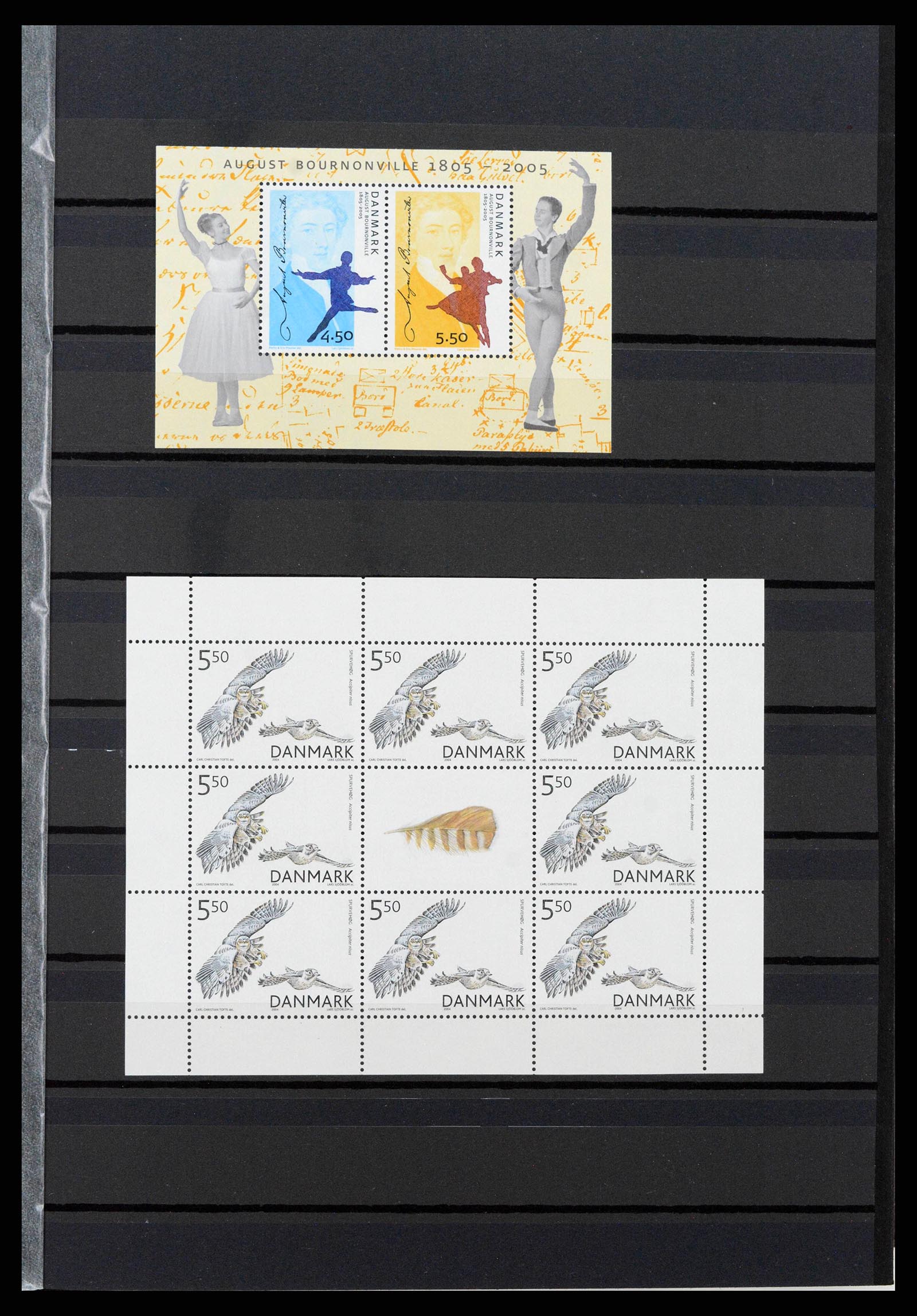 38858 0055 - Postzegelverzameling 38858 Denemarken 1976-2014.