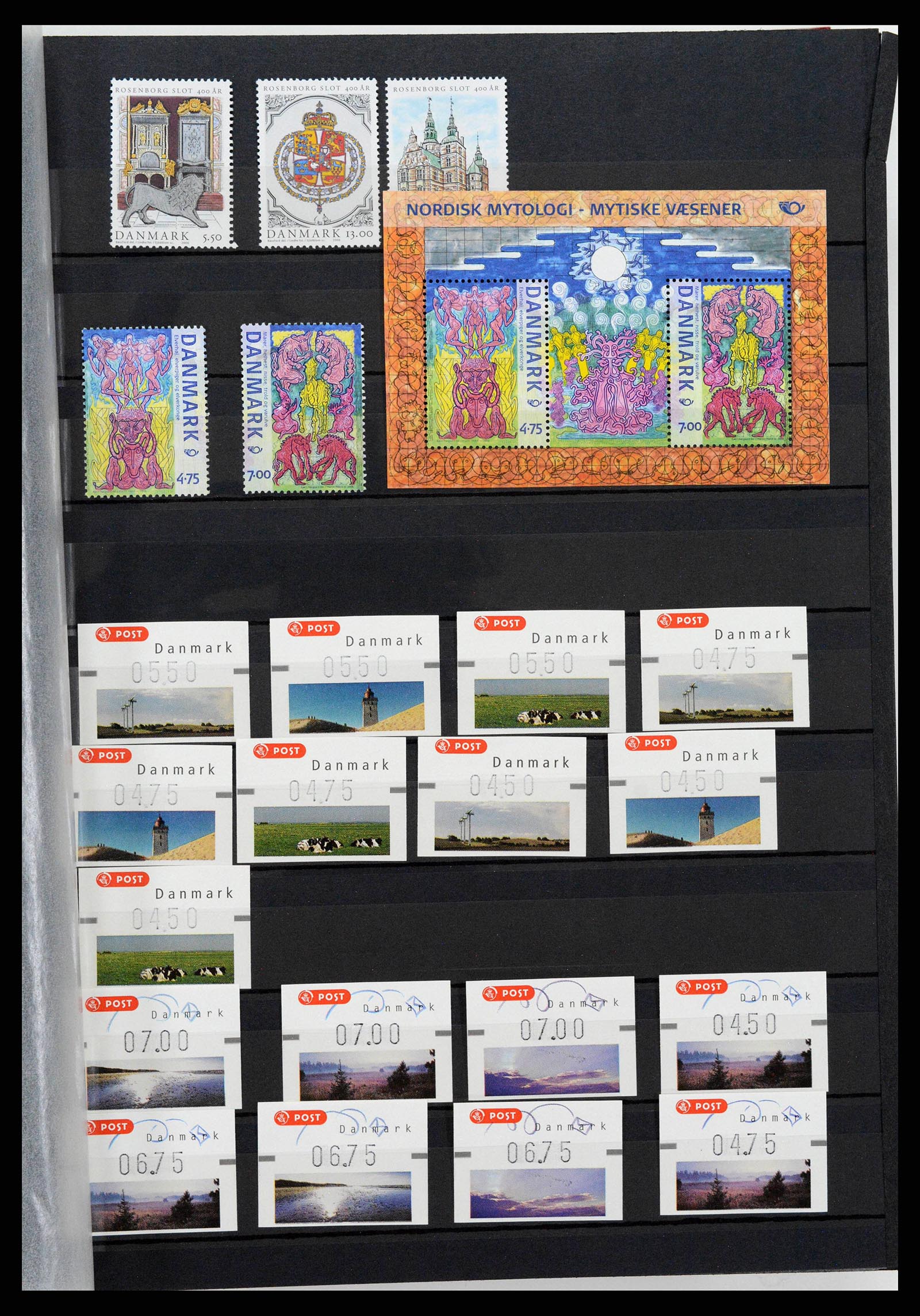 38858 0060 - Postzegelverzameling 38858 Denemarken 1976-2014.