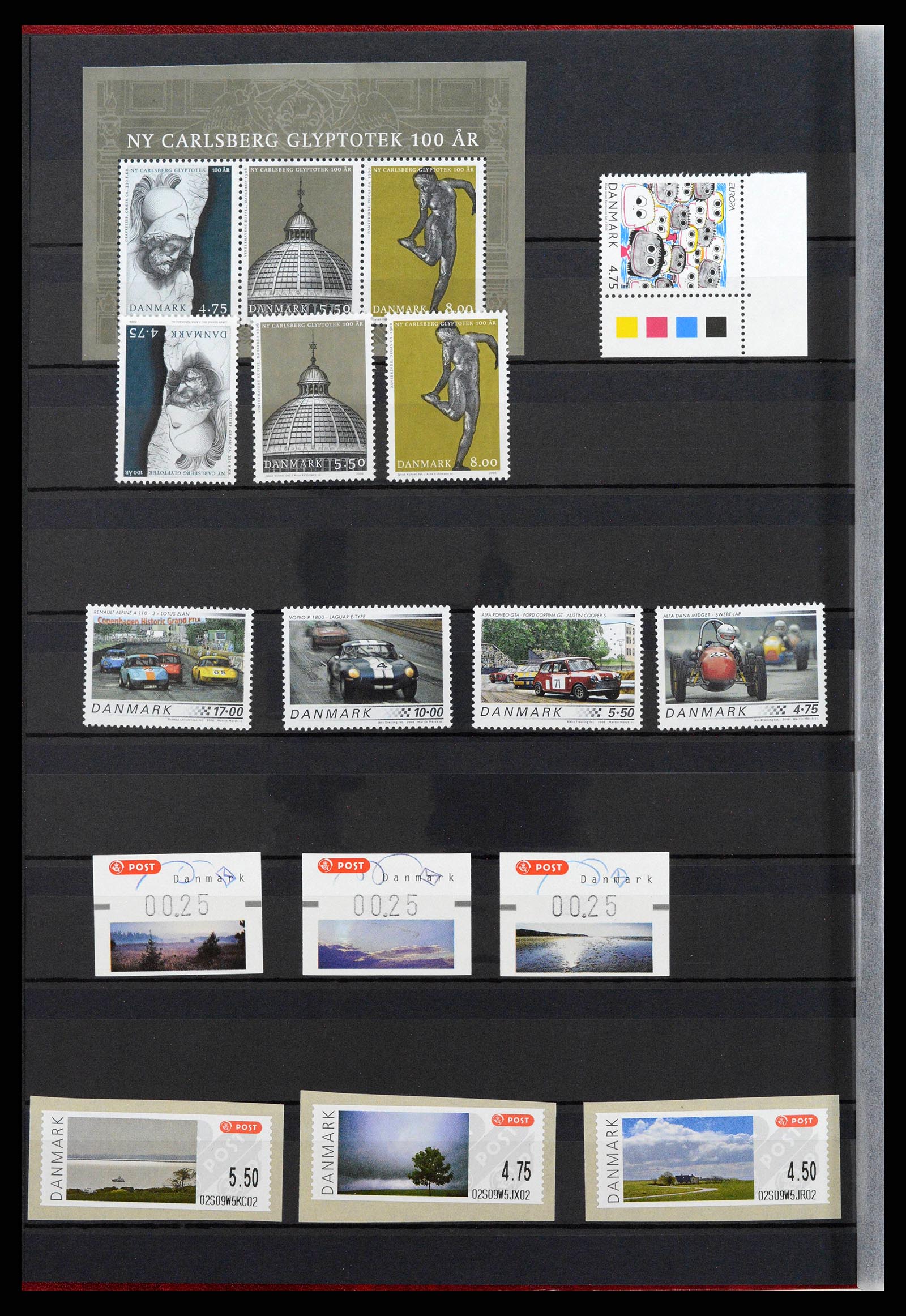 38858 0063 - Postzegelverzameling 38858 Denemarken 1976-2014.