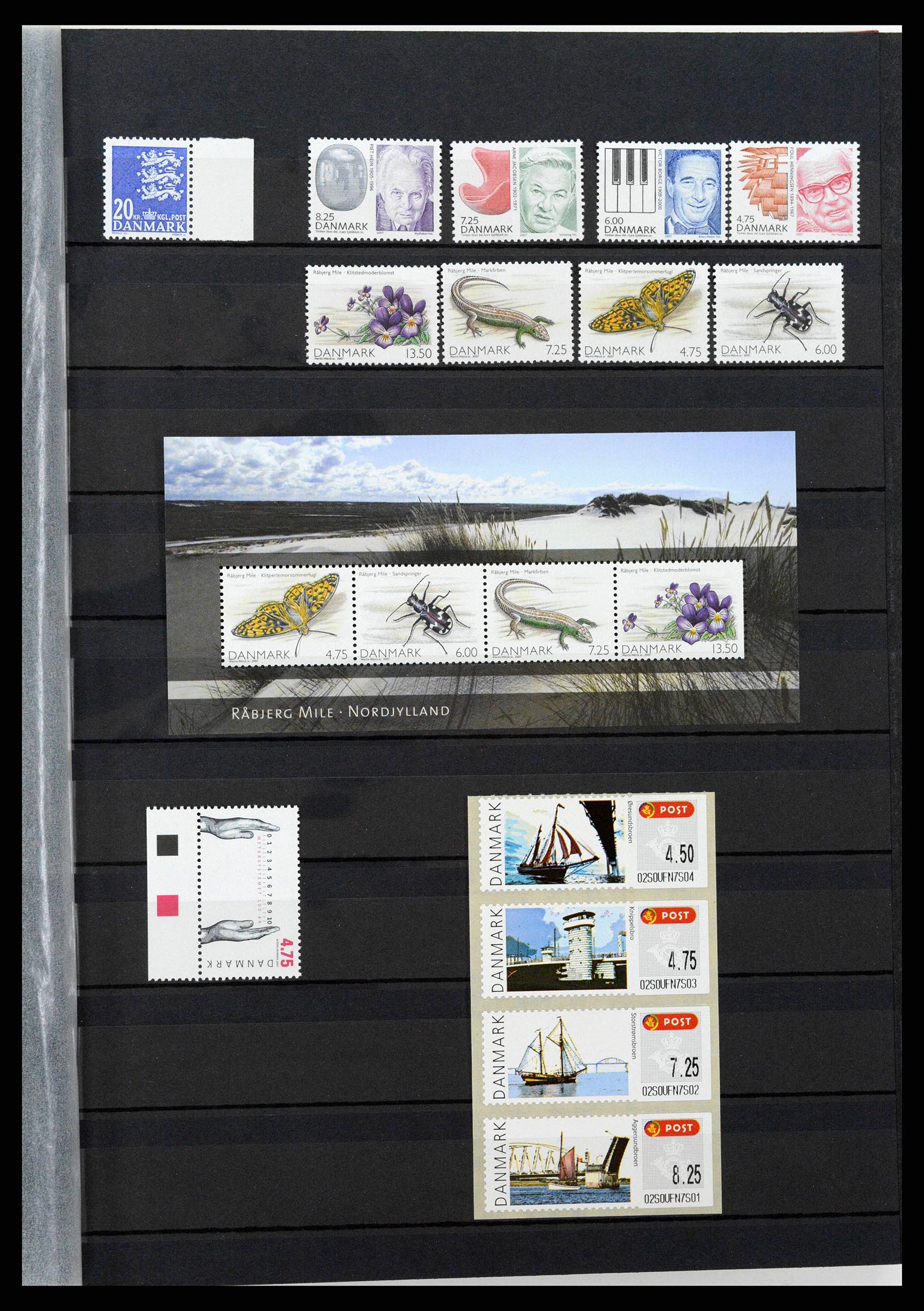 38858 0068 - Postzegelverzameling 38858 Denemarken 1976-2014.