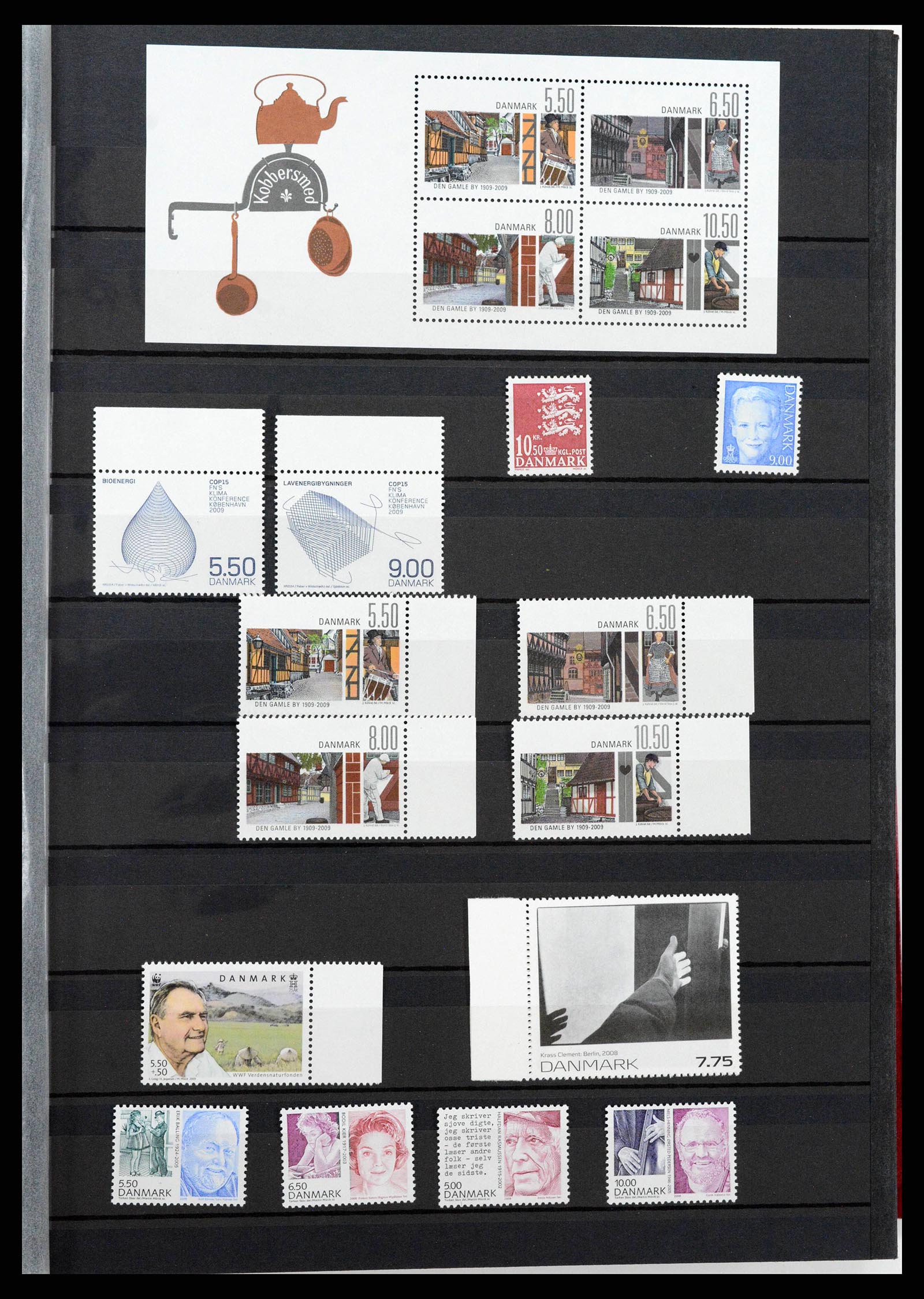 38858 0070 - Postzegelverzameling 38858 Denemarken 1976-2014.