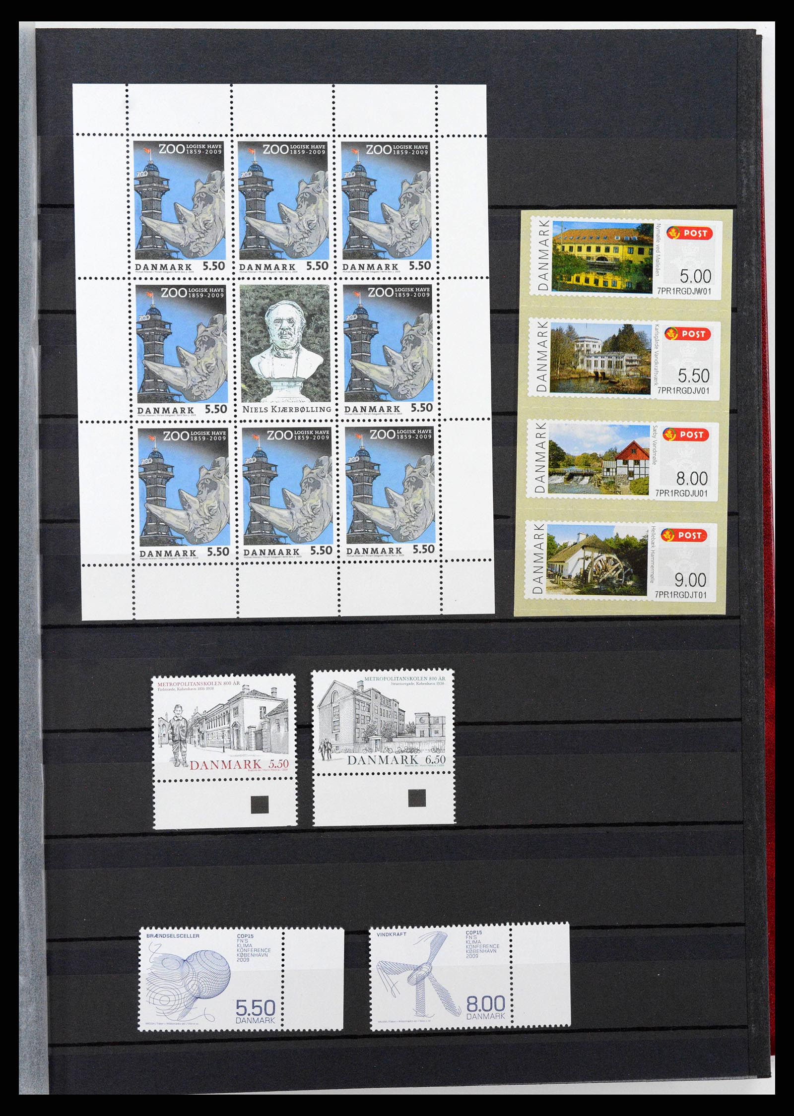 38858 0078 - Postzegelverzameling 38858 Denemarken 1976-2014.