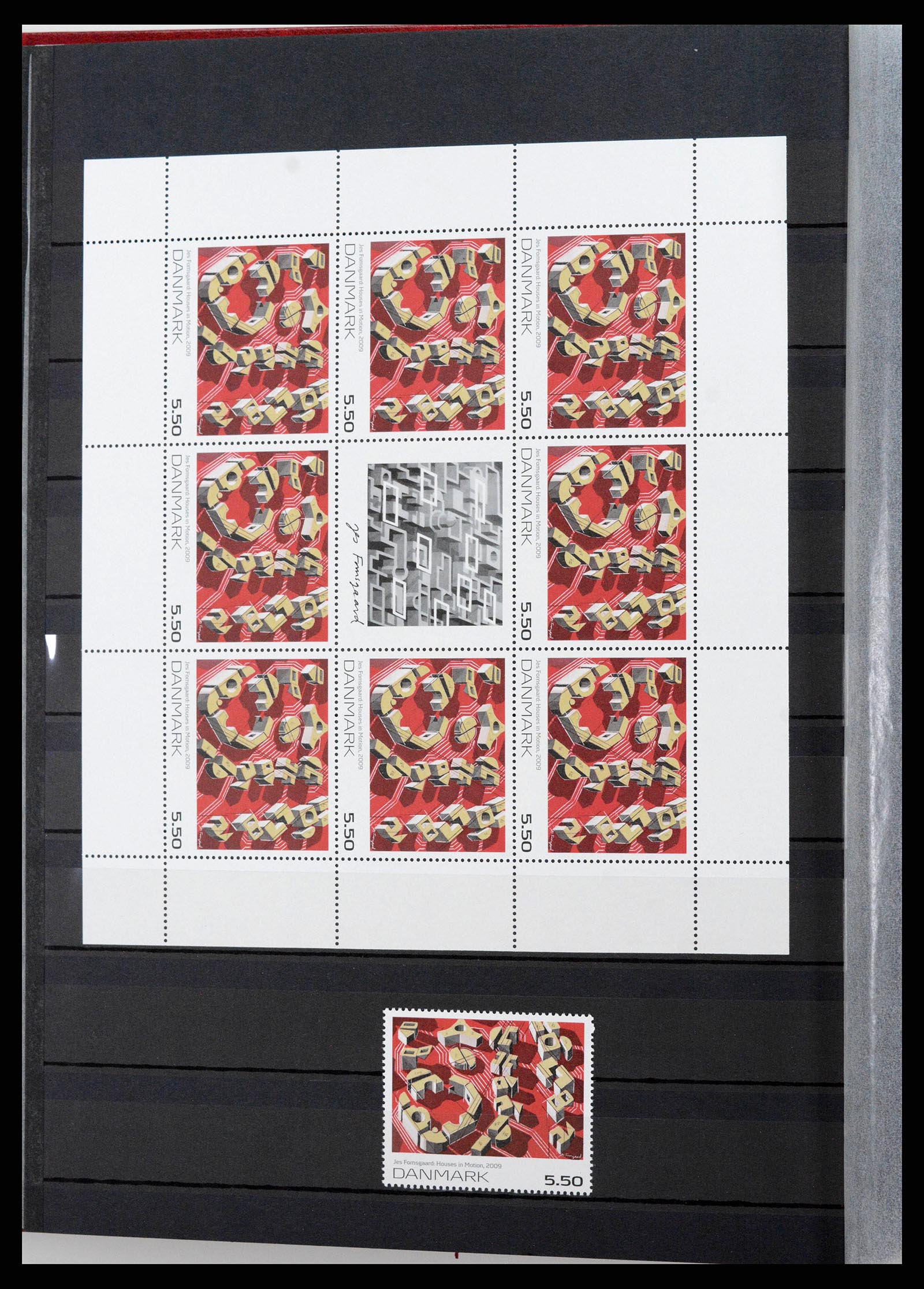 38858 0079 - Postzegelverzameling 38858 Denemarken 1976-2014.