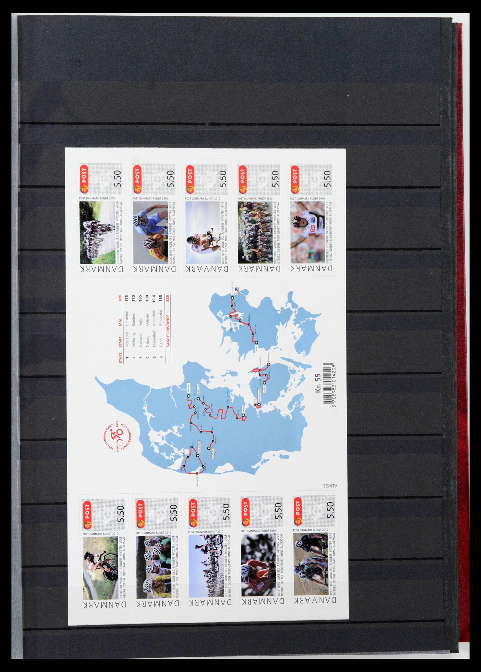 38858 0082 - Postzegelverzameling 38858 Denemarken 1976-2014.