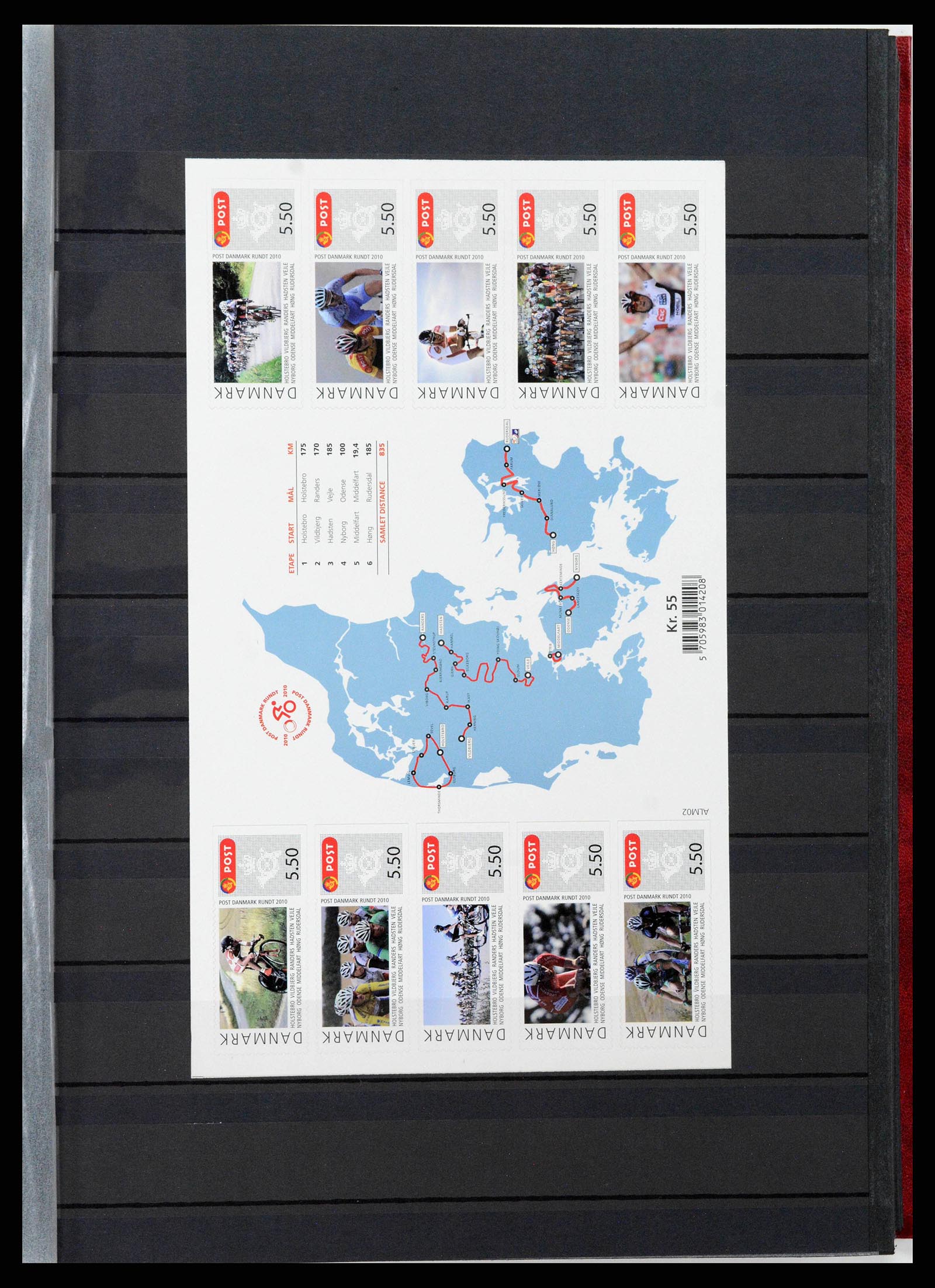 38858 0086 - Postzegelverzameling 38858 Denemarken 1976-2014.