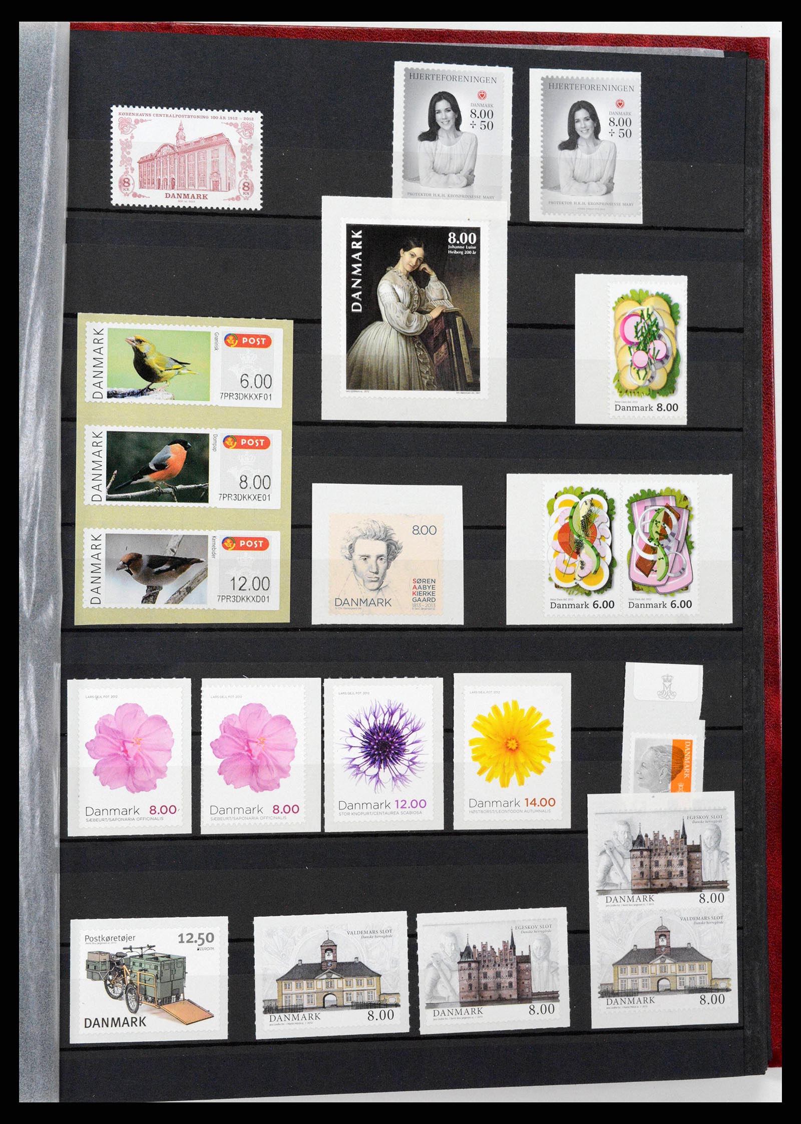38858 0108 - Postzegelverzameling 38858 Denemarken 1976-2014.