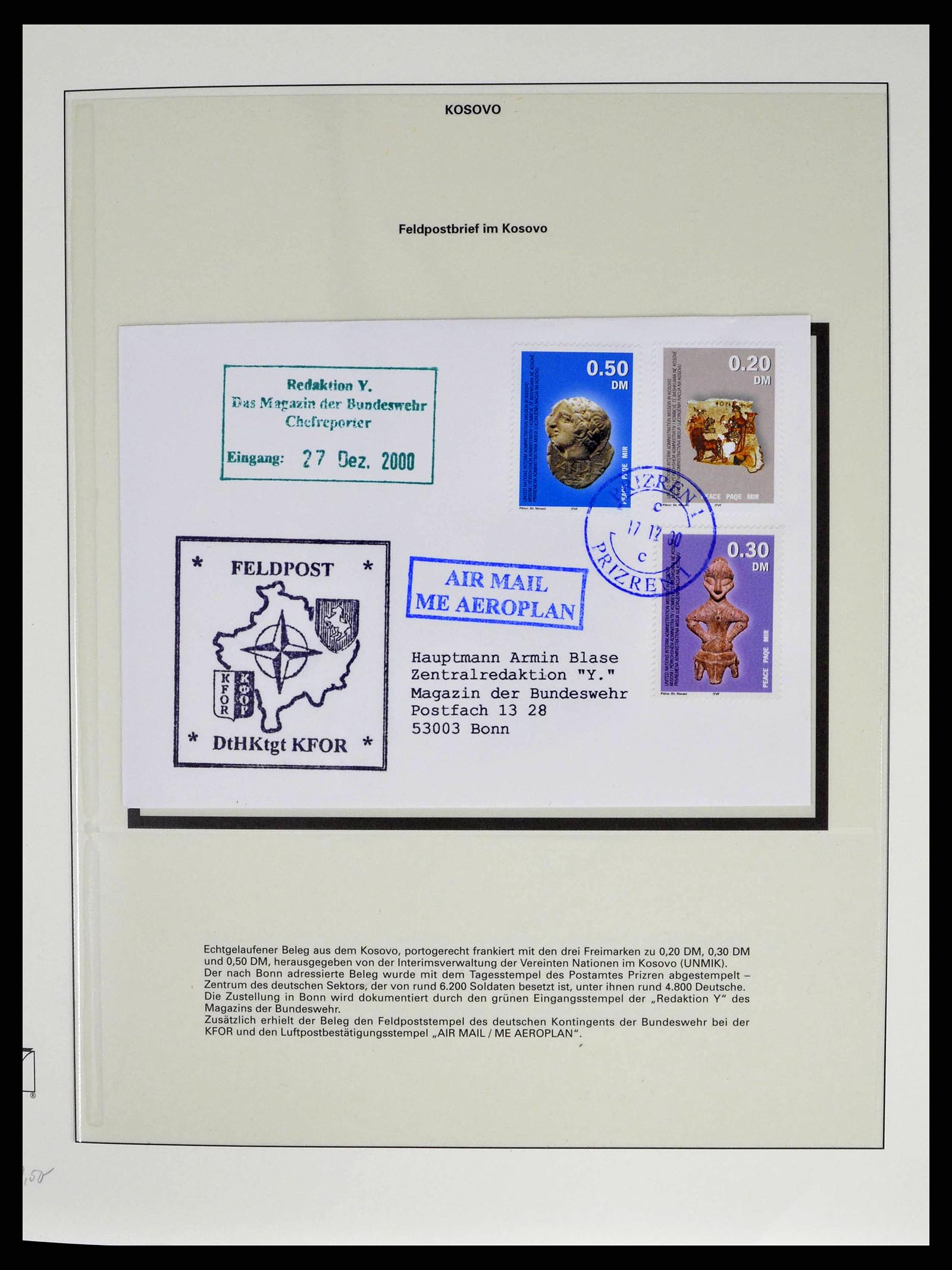 38859 0002 - Postzegelverzameling 38859 Kosovo 2000-2018!