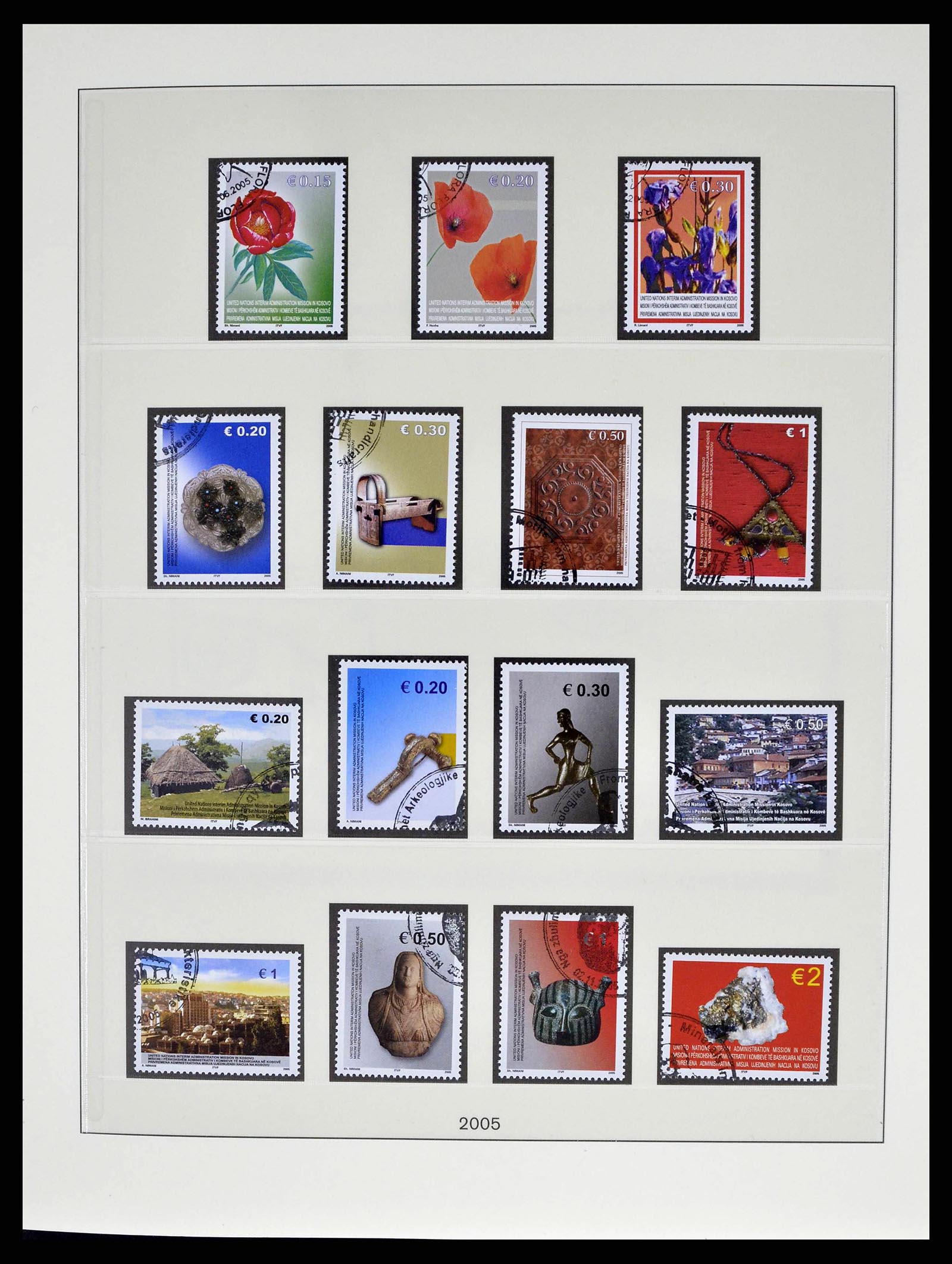 38859 0009 - Stamp collection 38859 Kosovo 2000-2018!