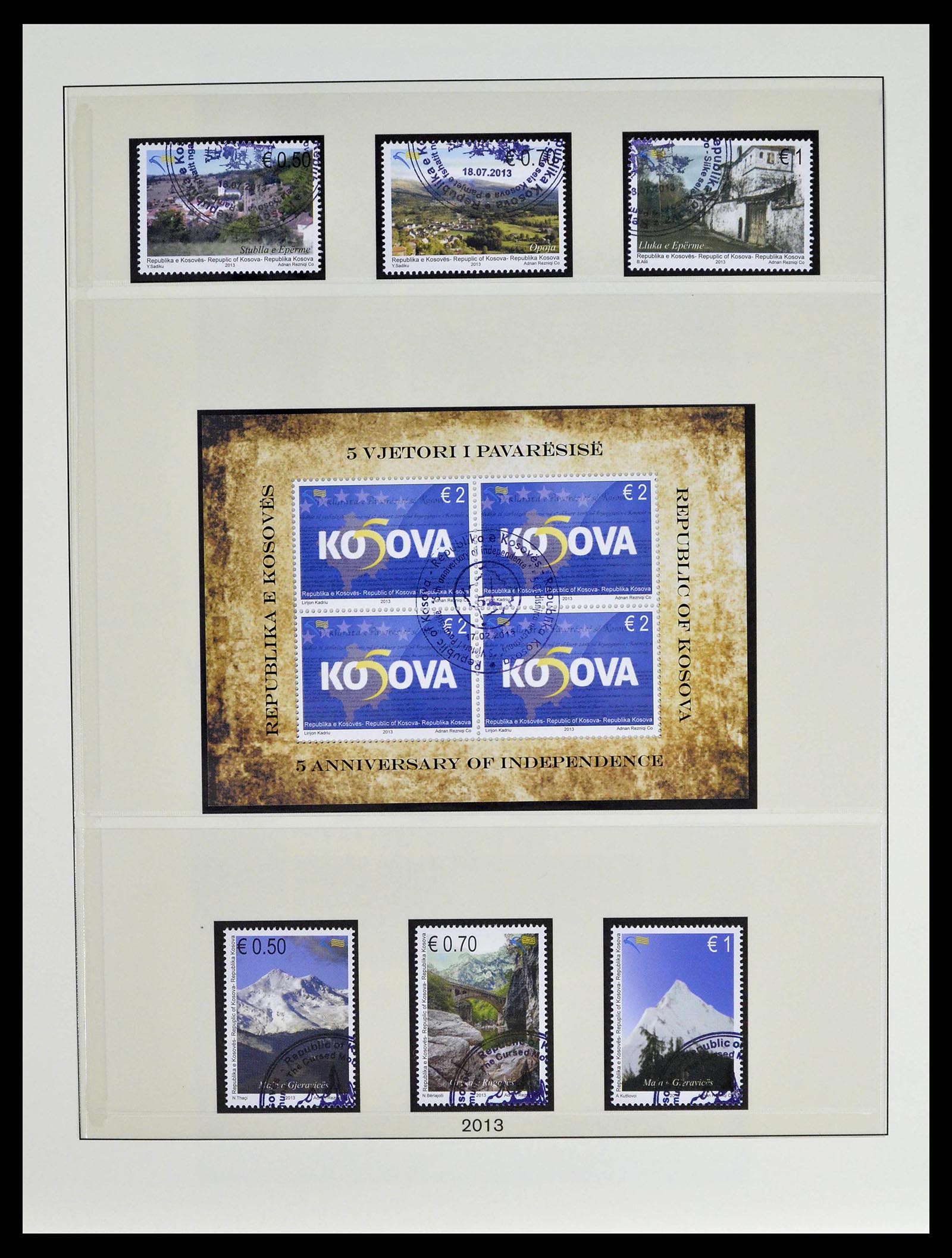 38859 0040 - Stamp collection 38859 Kosovo 2000-2018!