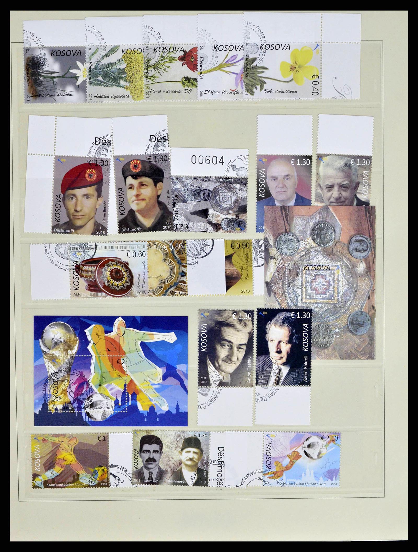 38859 0067 - Stamp collection 38859 Kosovo 2000-2018!