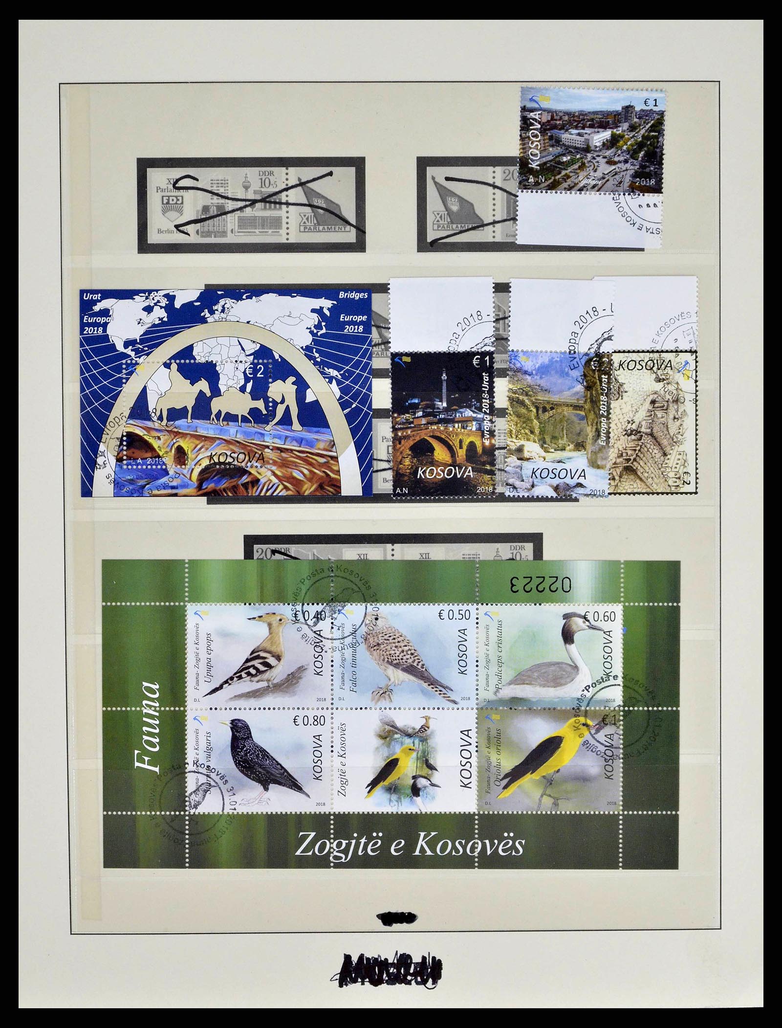 38859 0068 - Stamp collection 38859 Kosovo 2000-2018!