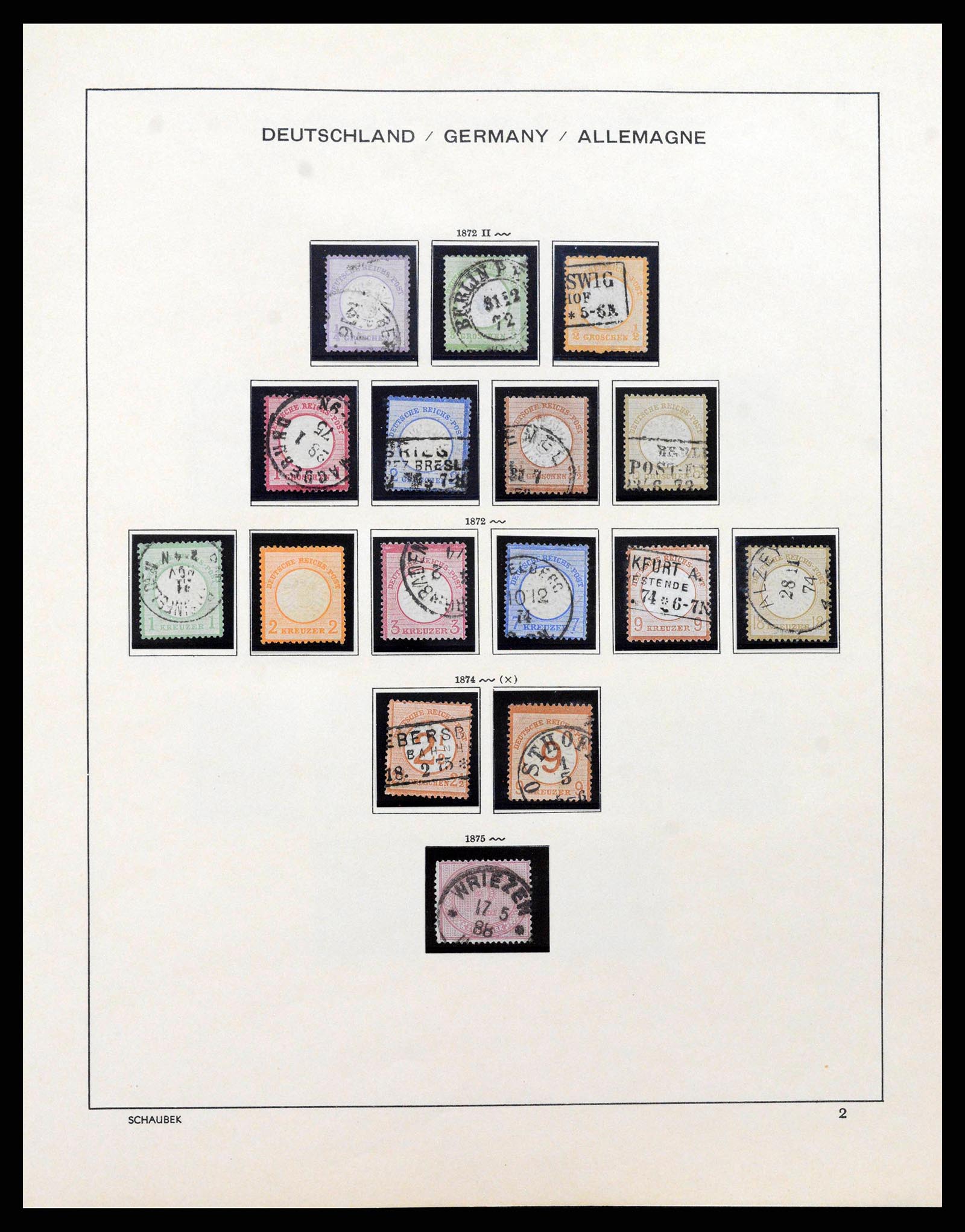 38860 0003 - Stamp collection 38860 German Reich 1872-1945.