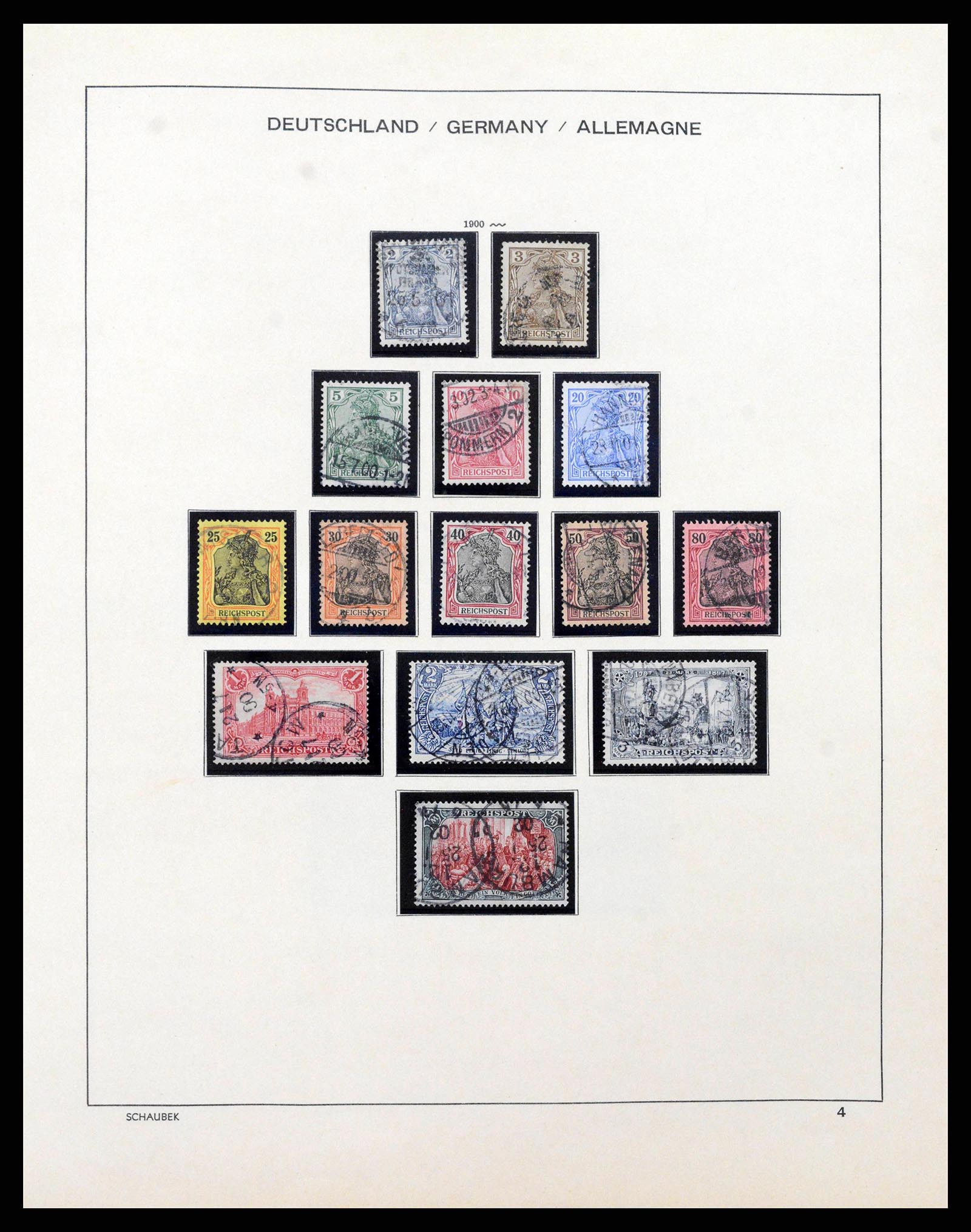 38860 0005 - Stamp collection 38860 German Reich 1872-1945.