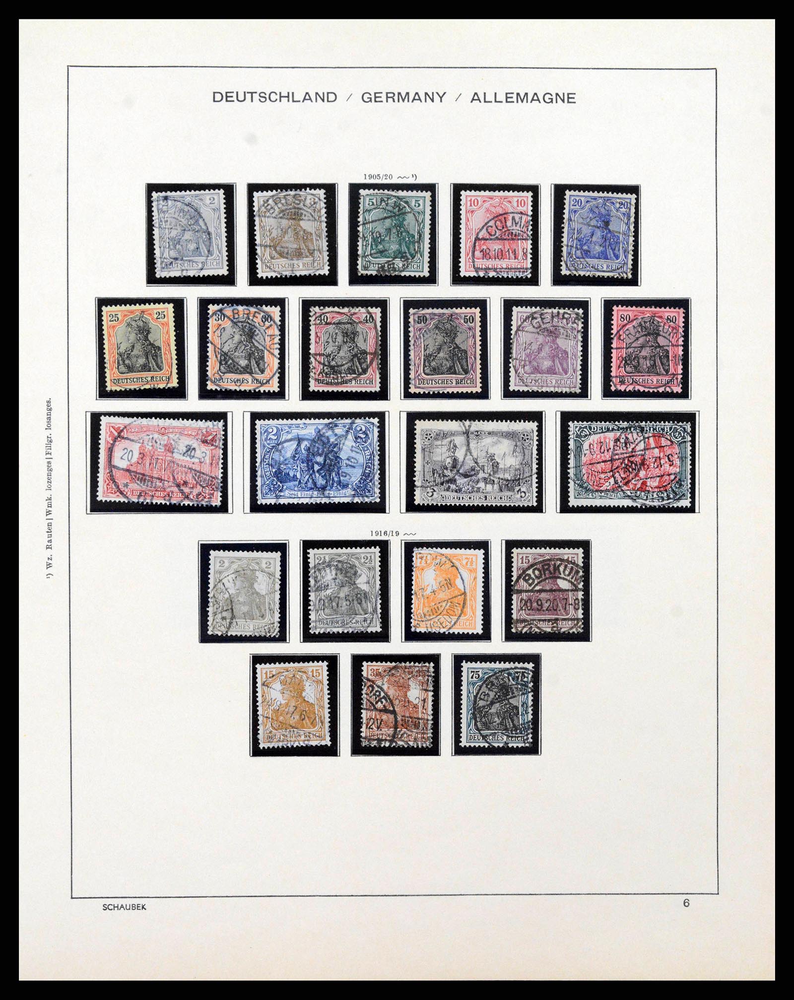 38860 0007 - Stamp collection 38860 German Reich 1872-1945.