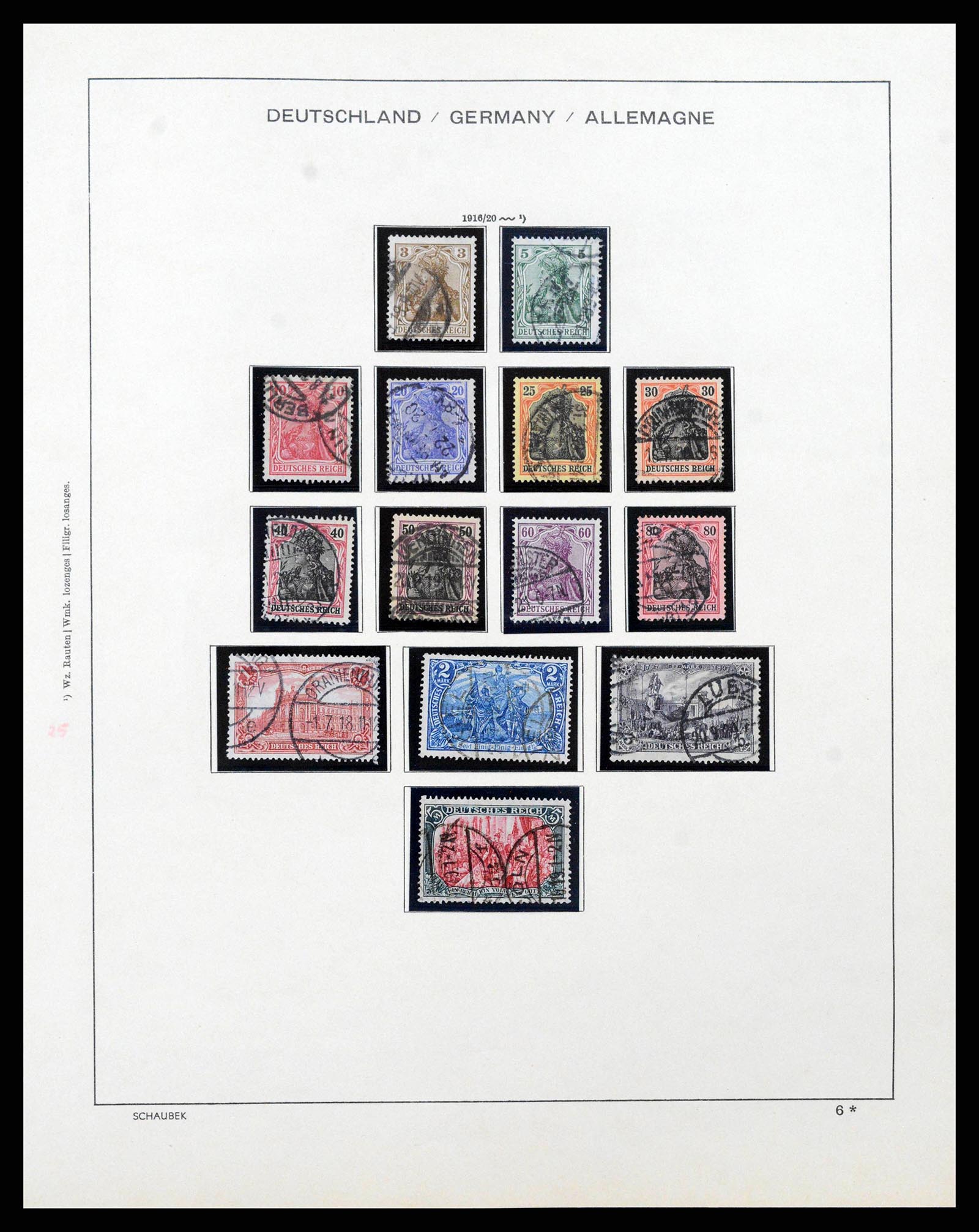 38860 0008 - Stamp collection 38860 German Reich 1872-1945.