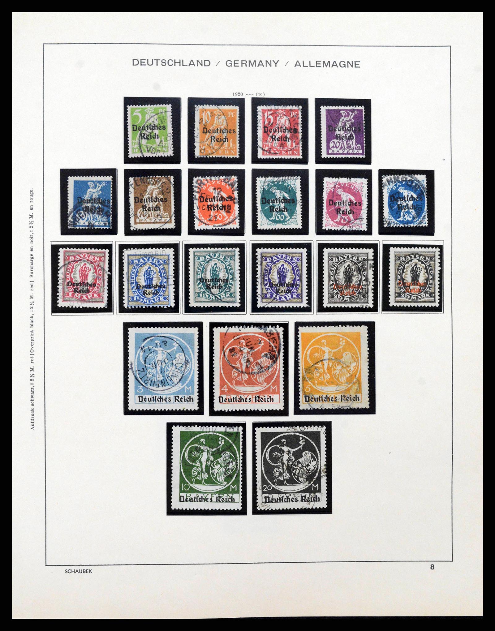 38860 0010 - Stamp collection 38860 German Reich 1872-1945.