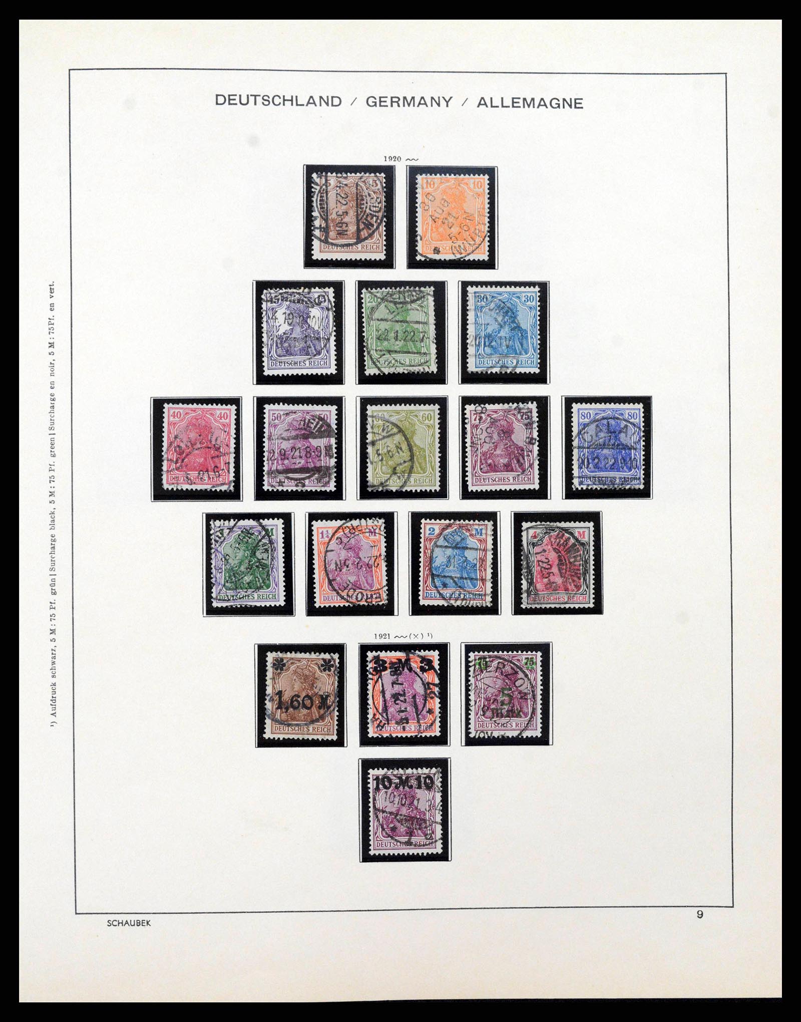 38860 0011 - Stamp collection 38860 German Reich 1872-1945.