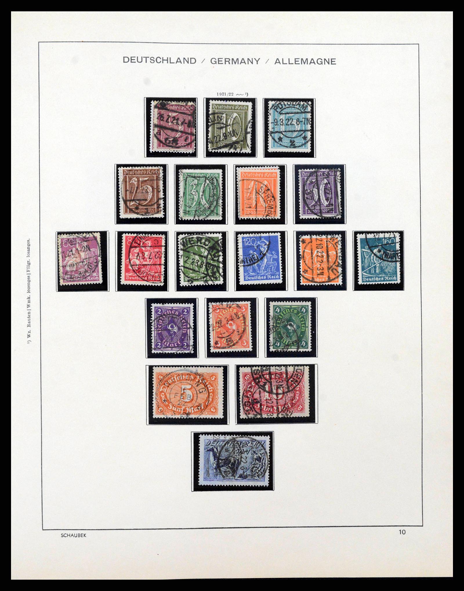 38860 0012 - Stamp collection 38860 German Reich 1872-1945.