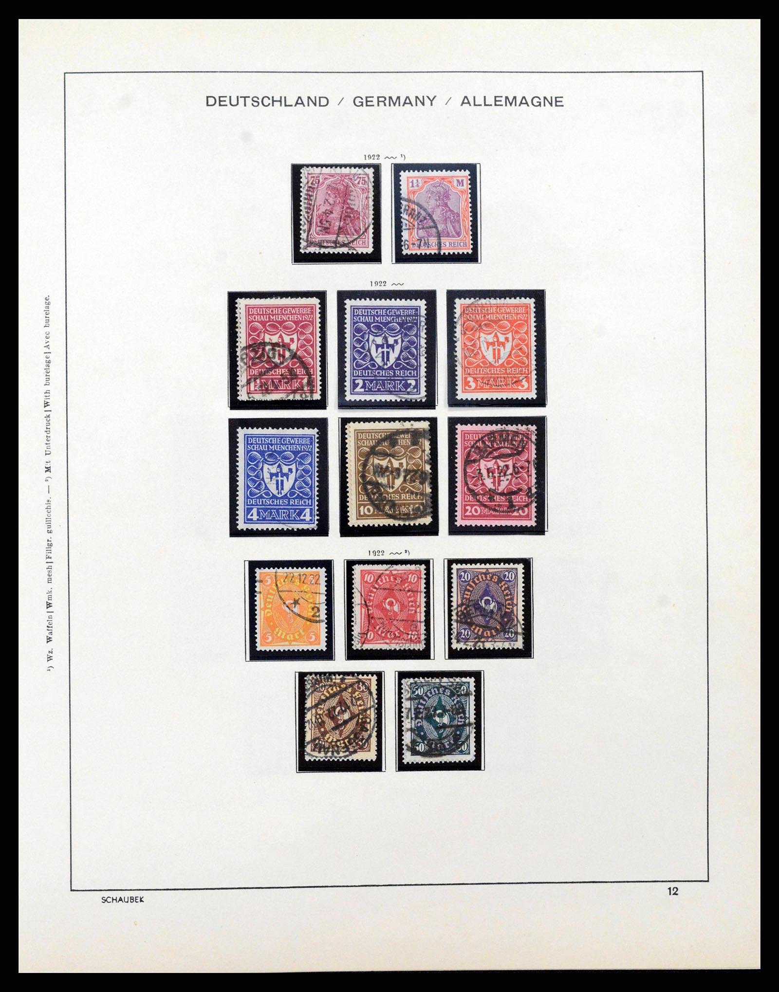 38860 0014 - Stamp collection 38860 German Reich 1872-1945.