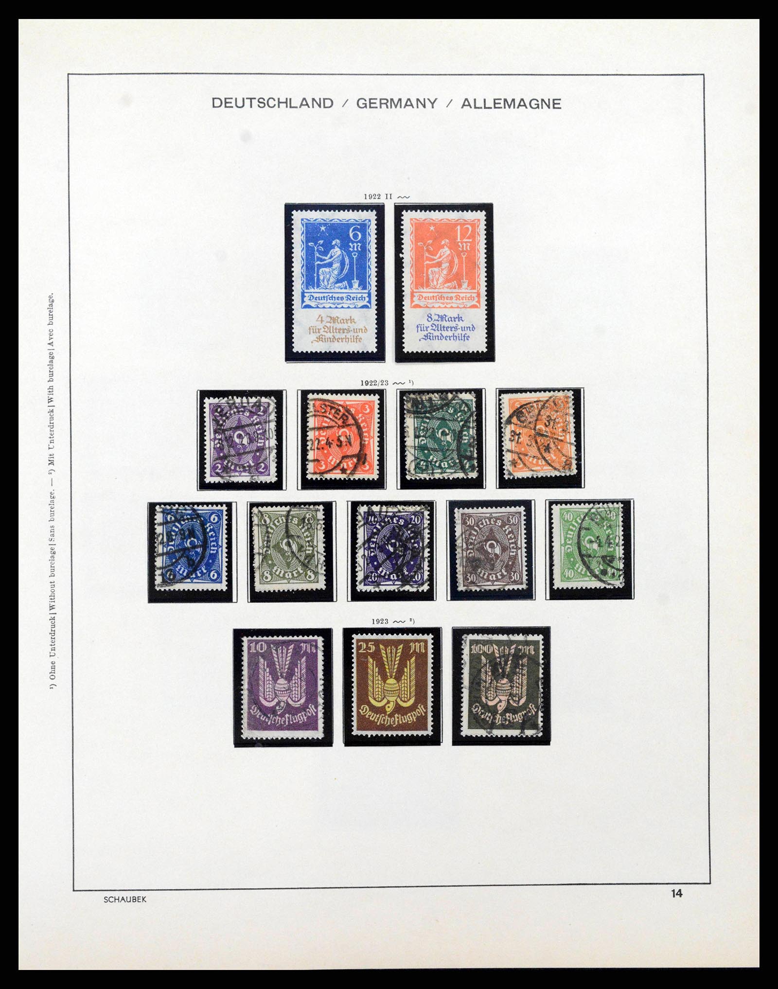 38860 0016 - Stamp collection 38860 German Reich 1872-1945.