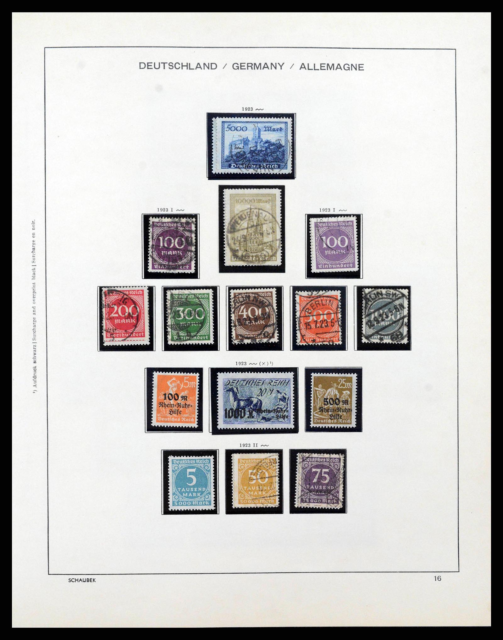 38860 0018 - Stamp collection 38860 German Reich 1872-1945.