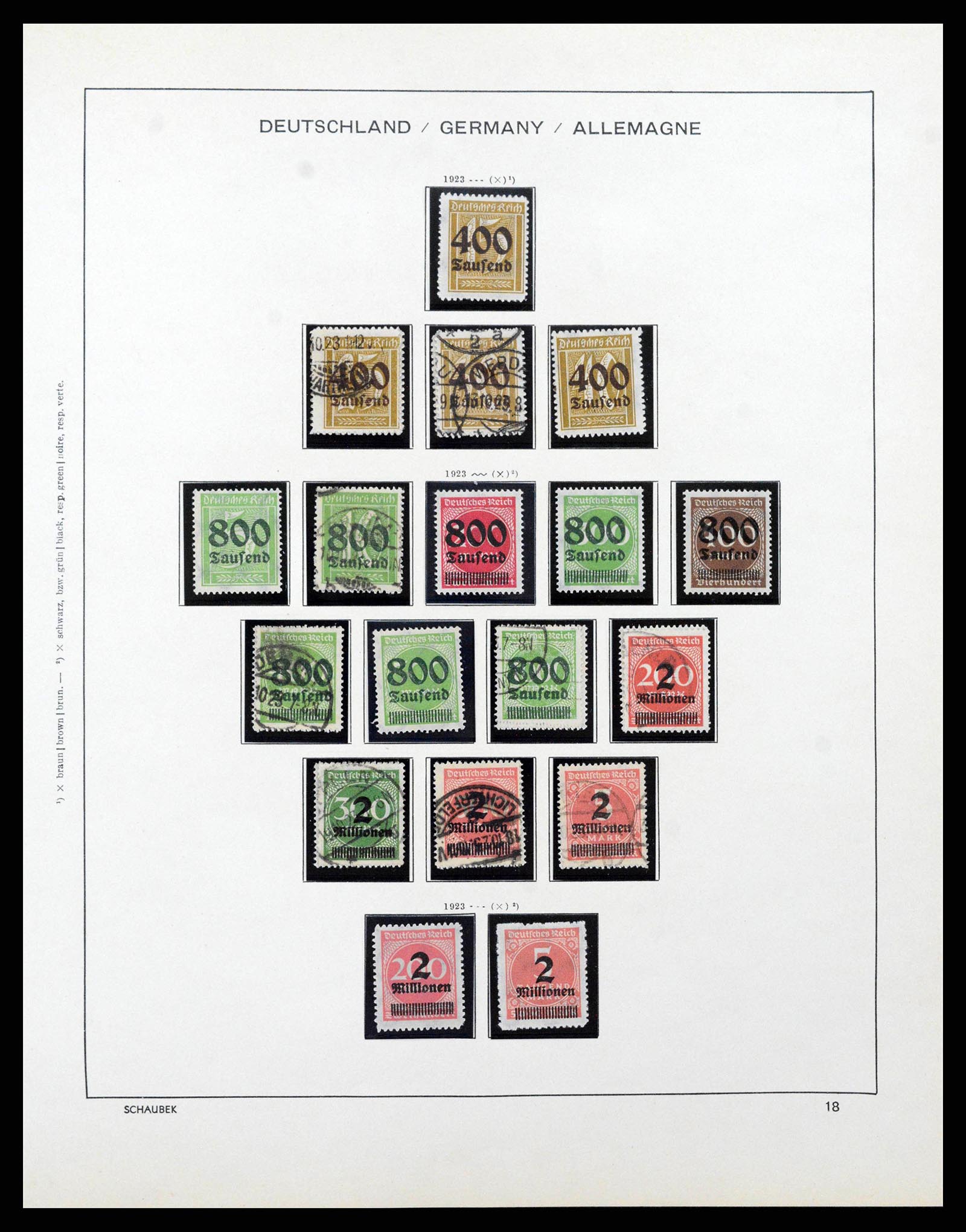 38860 0020 - Stamp collection 38860 German Reich 1872-1945.