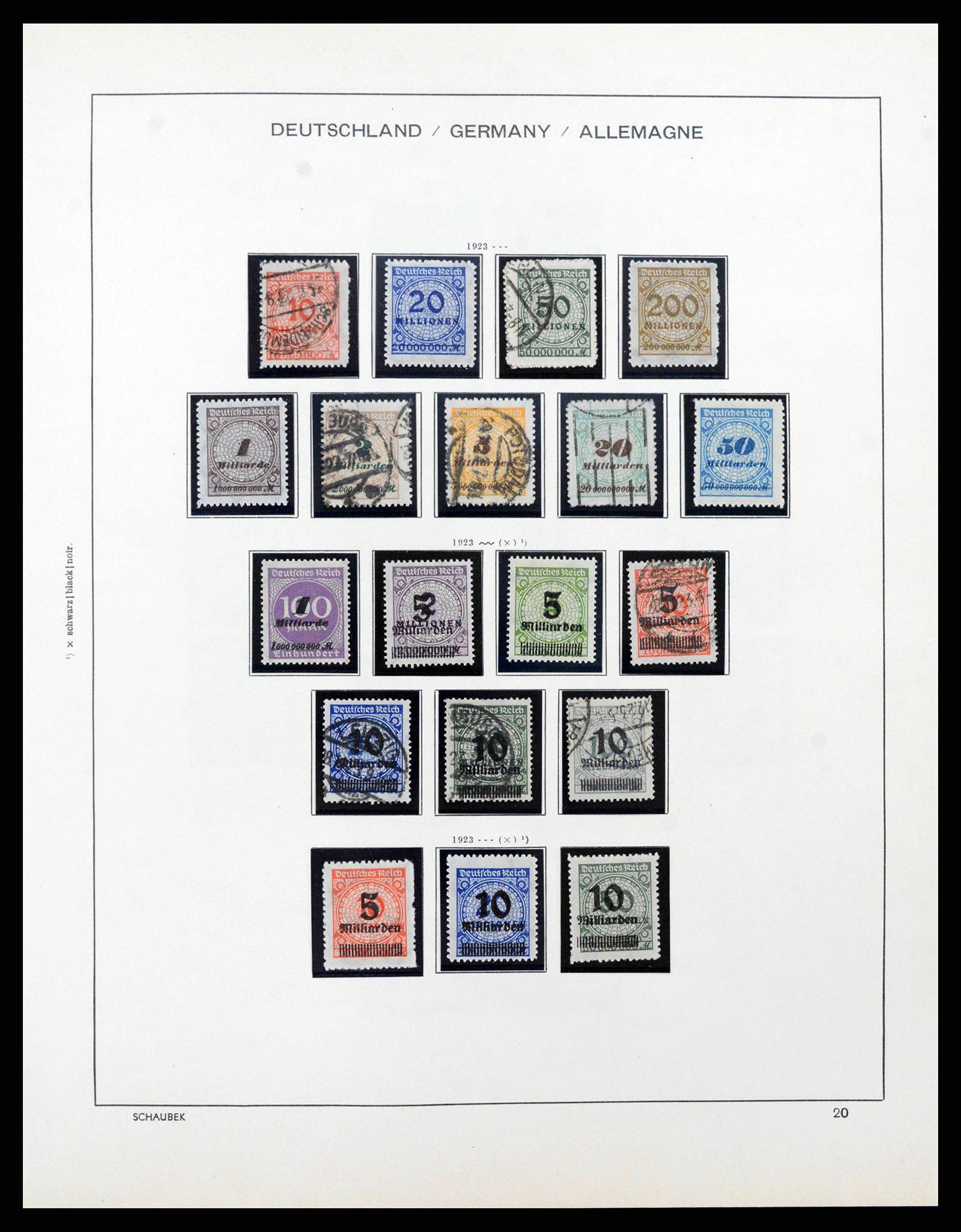 38860 0022 - Stamp collection 38860 German Reich 1872-1945.