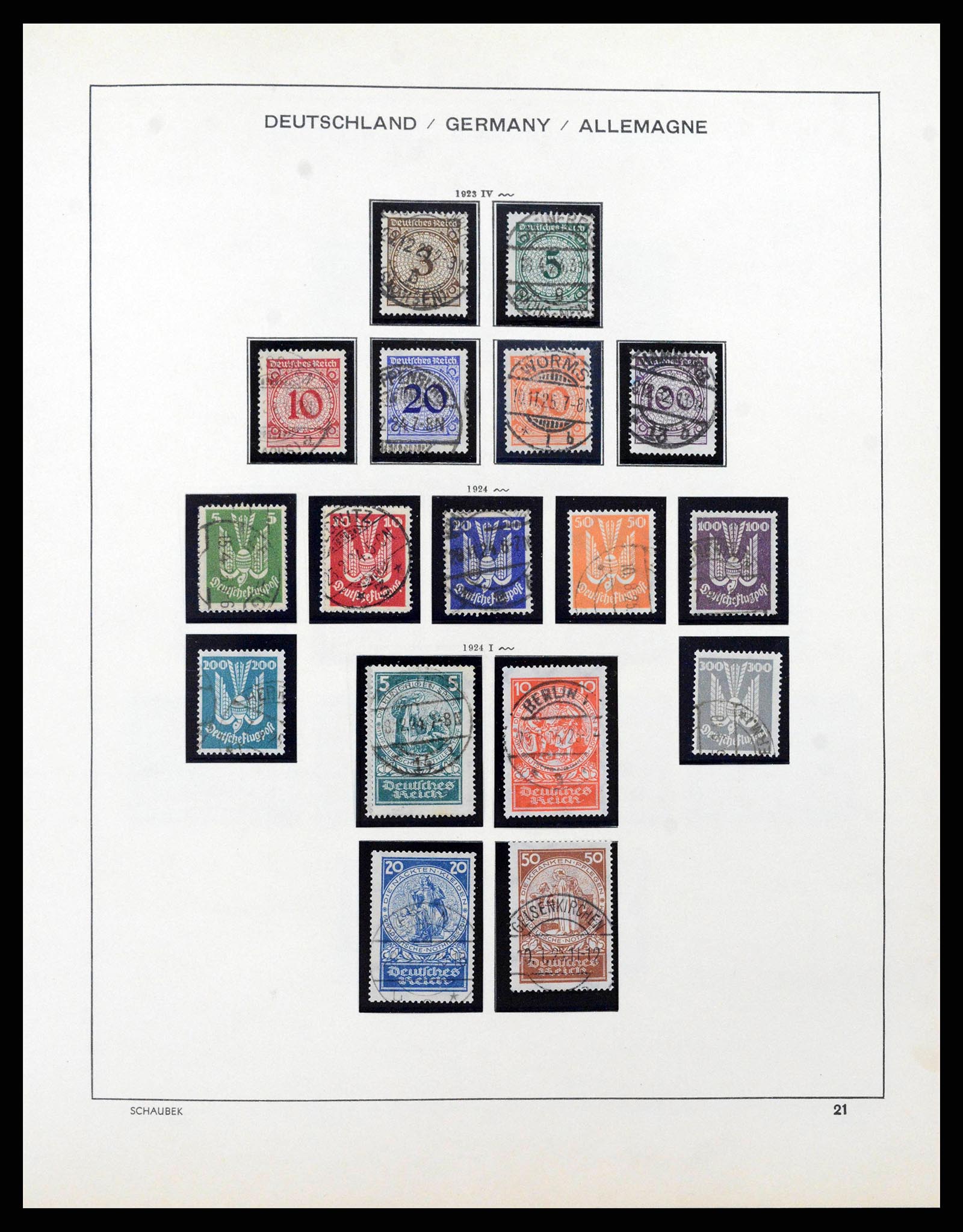 38860 0023 - Stamp collection 38860 German Reich 1872-1945.