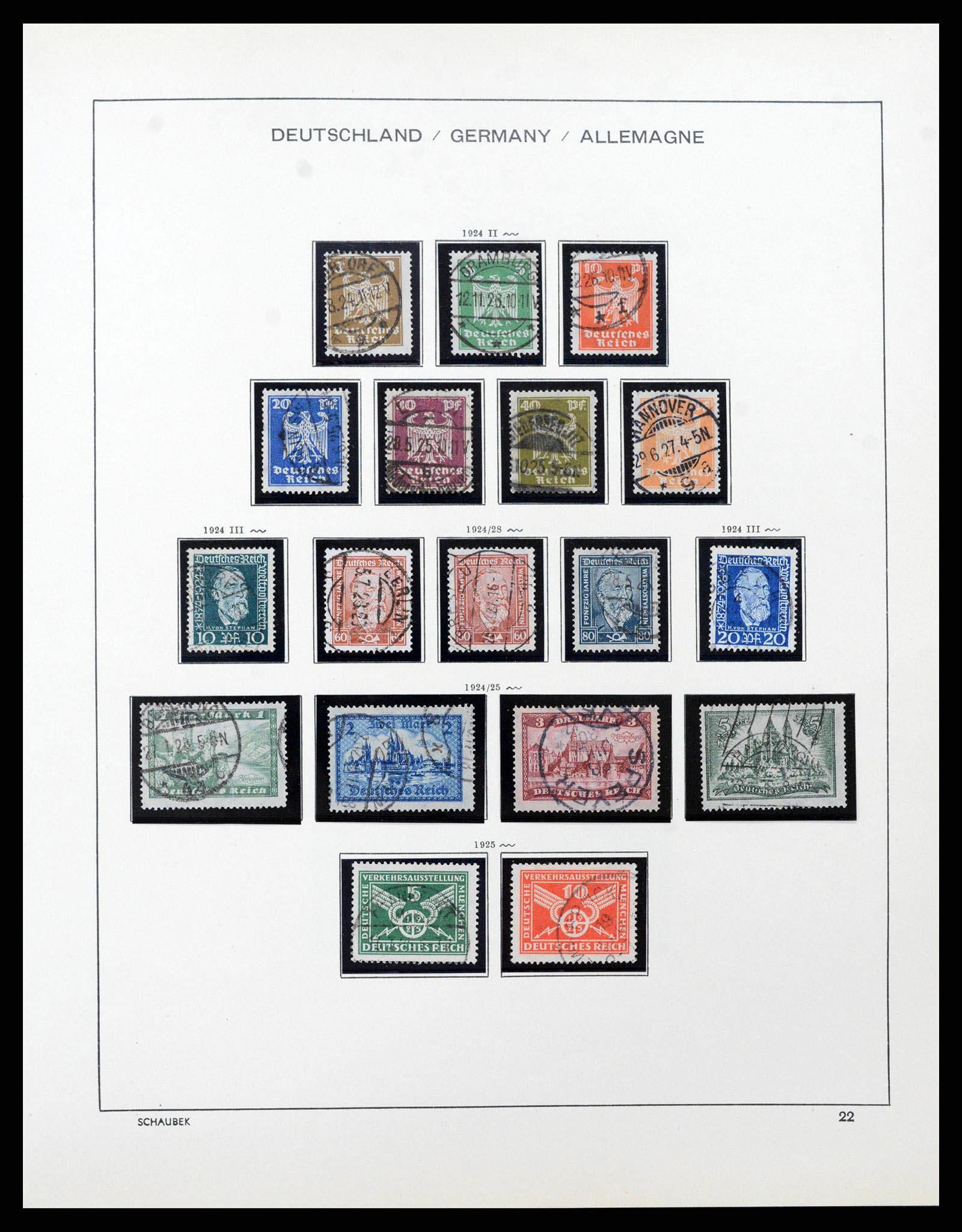 38860 0024 - Stamp collection 38860 German Reich 1872-1945.