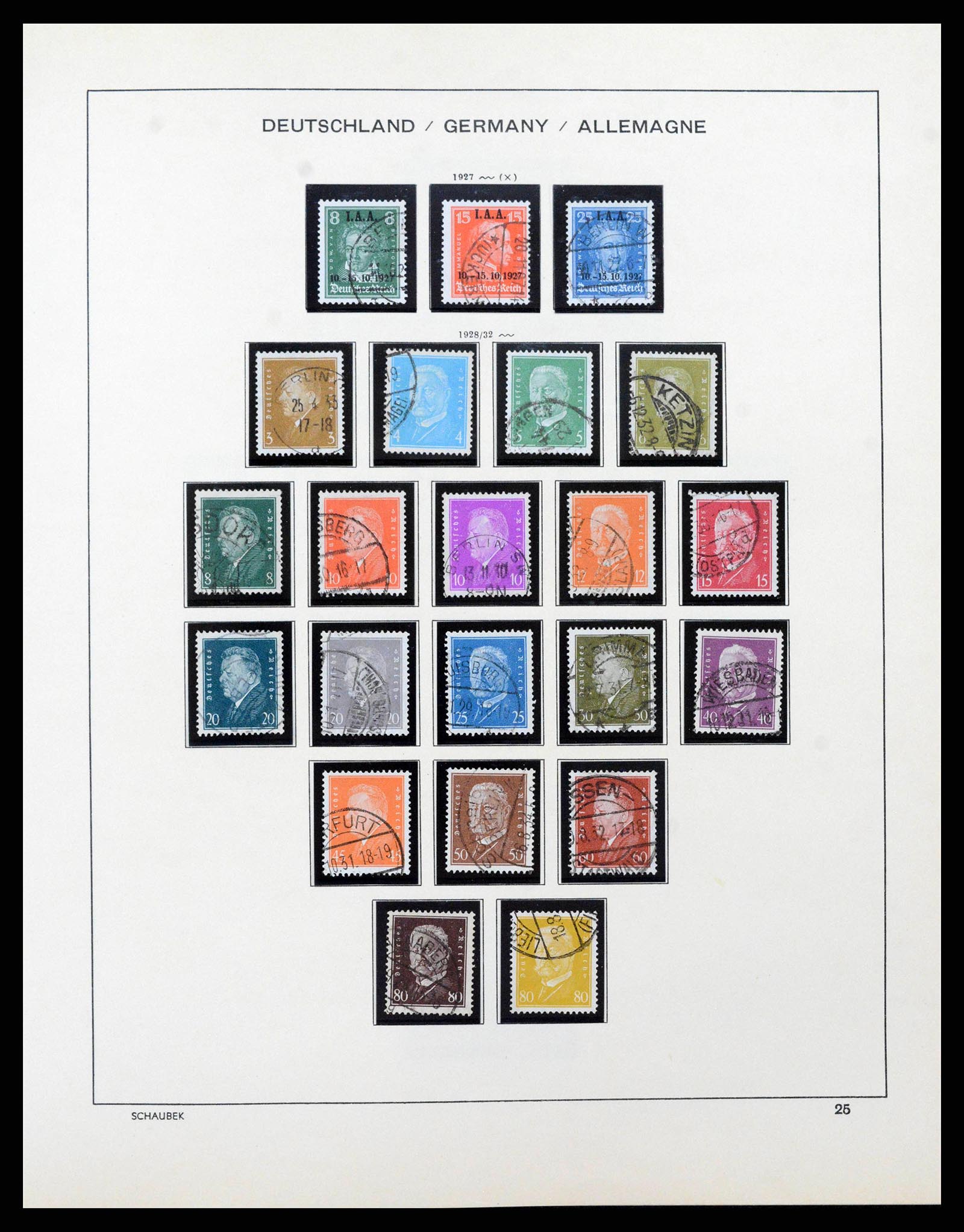 38860 0027 - Stamp collection 38860 German Reich 1872-1945.
