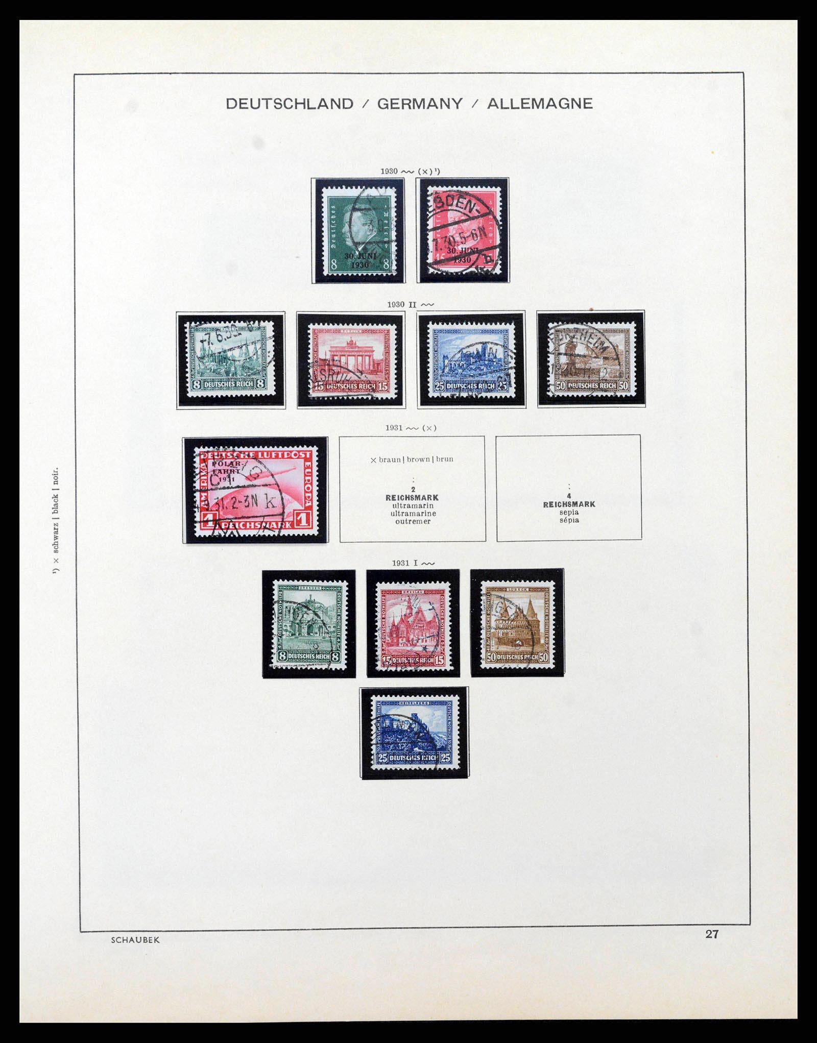 38860 0030 - Stamp collection 38860 German Reich 1872-1945.