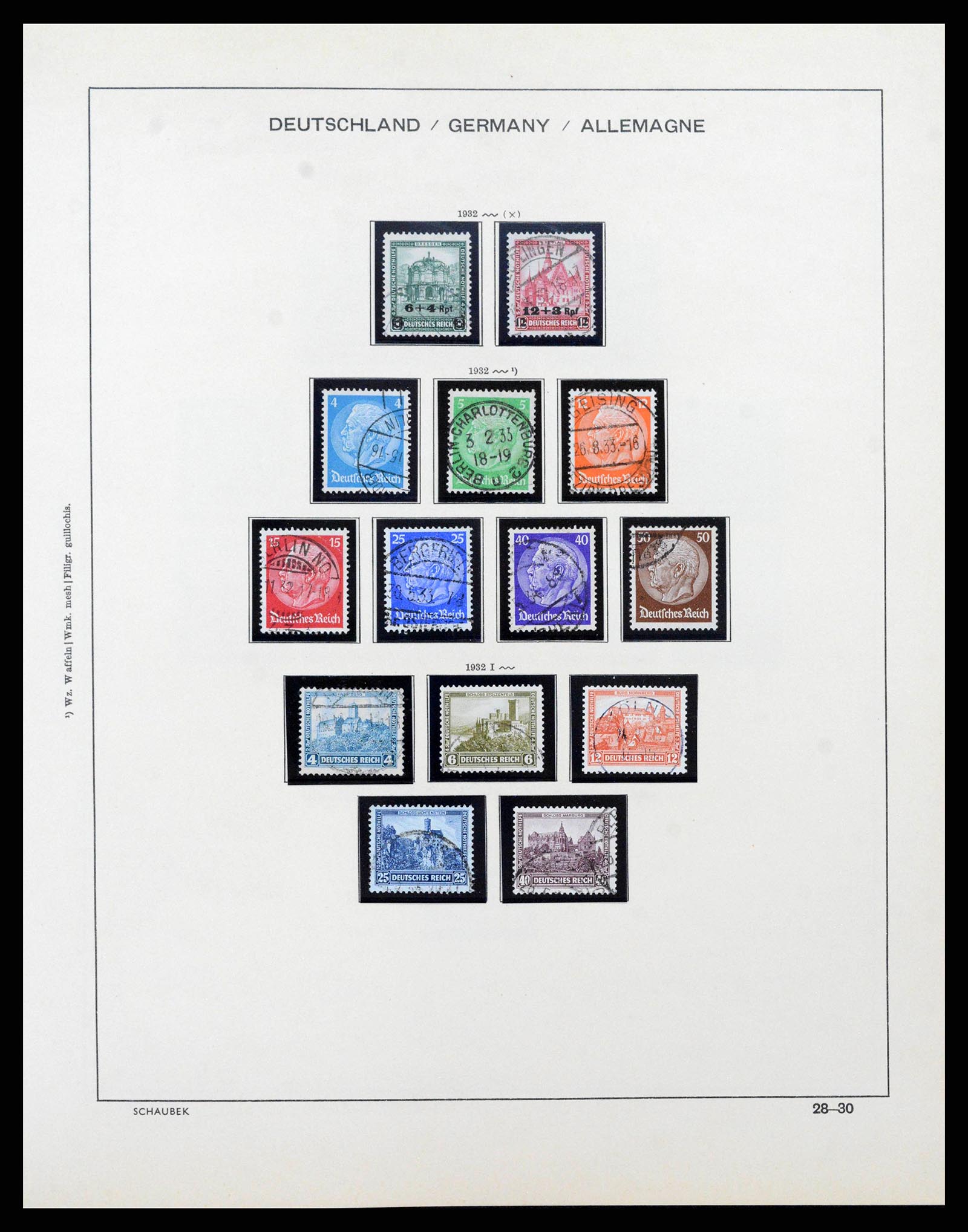38860 0032 - Stamp collection 38860 German Reich 1872-1945.