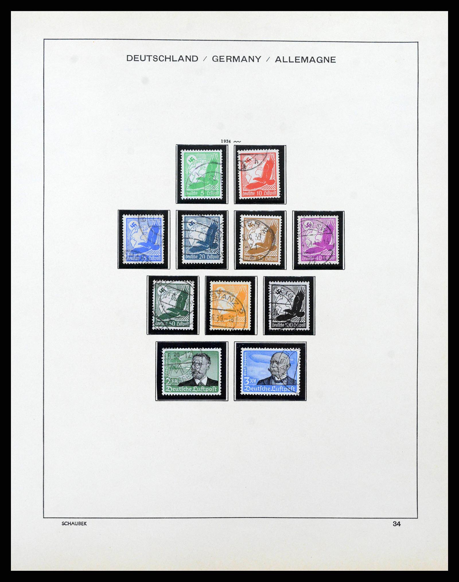 38860 0036 - Postzegelverzameling 38860 Duitse Rijk 1872-1945.