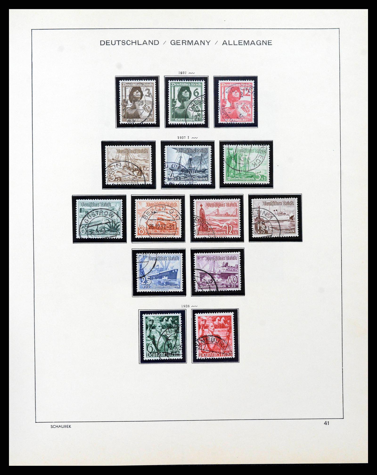 38860 0043 - Stamp collection 38860 German Reich 1872-1945.