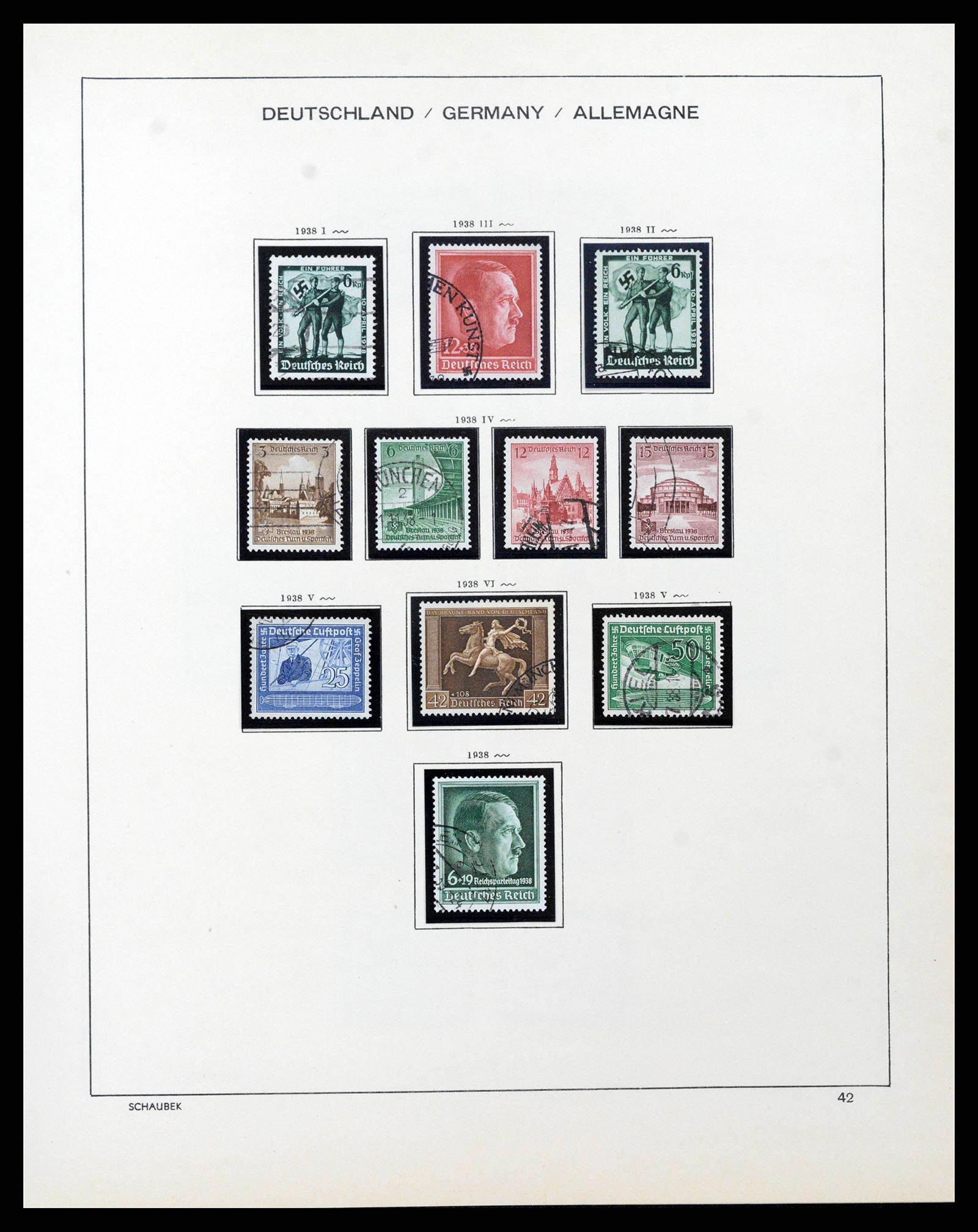 38860 0044 - Stamp collection 38860 German Reich 1872-1945.