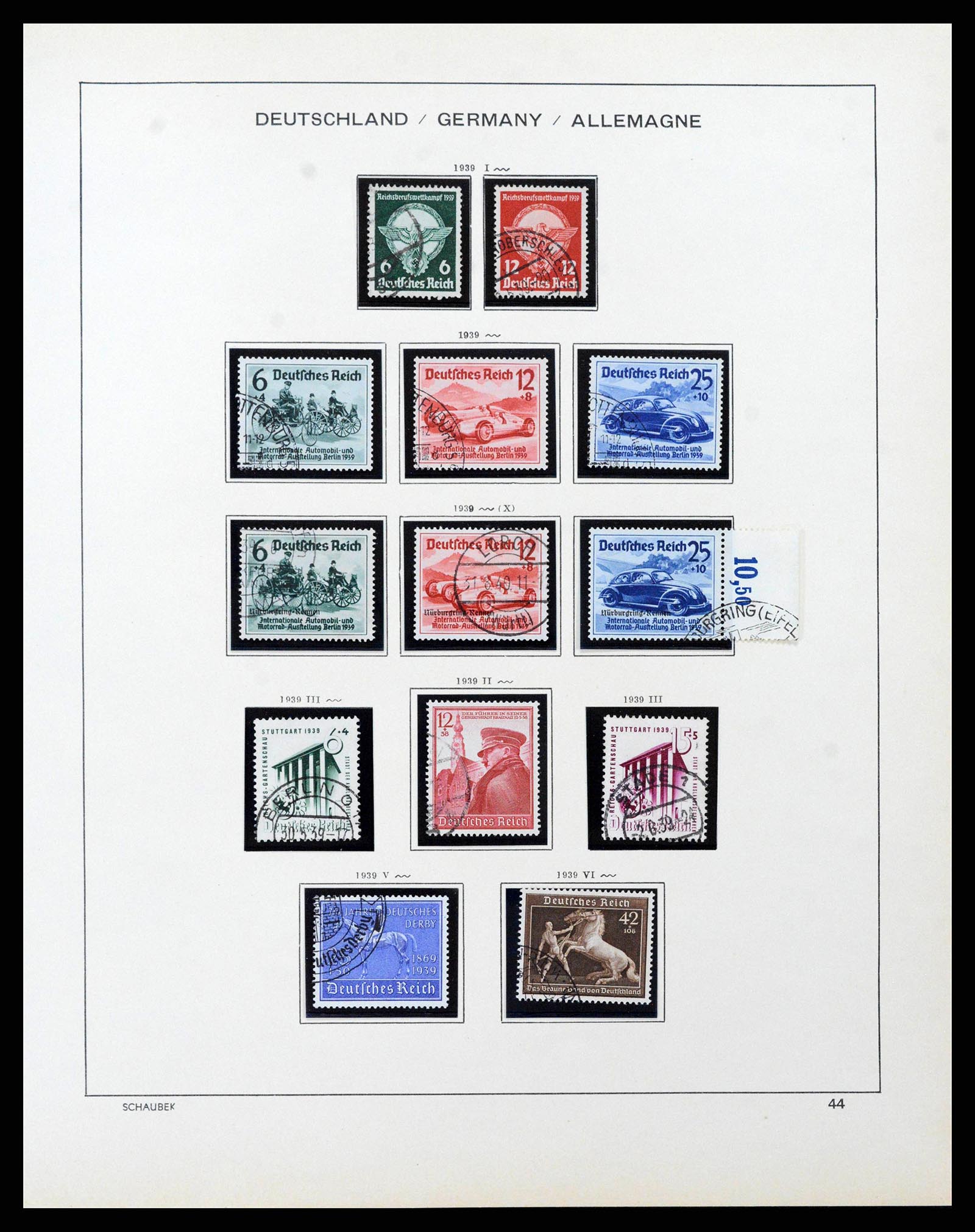 38860 0046 - Stamp collection 38860 German Reich 1872-1945.