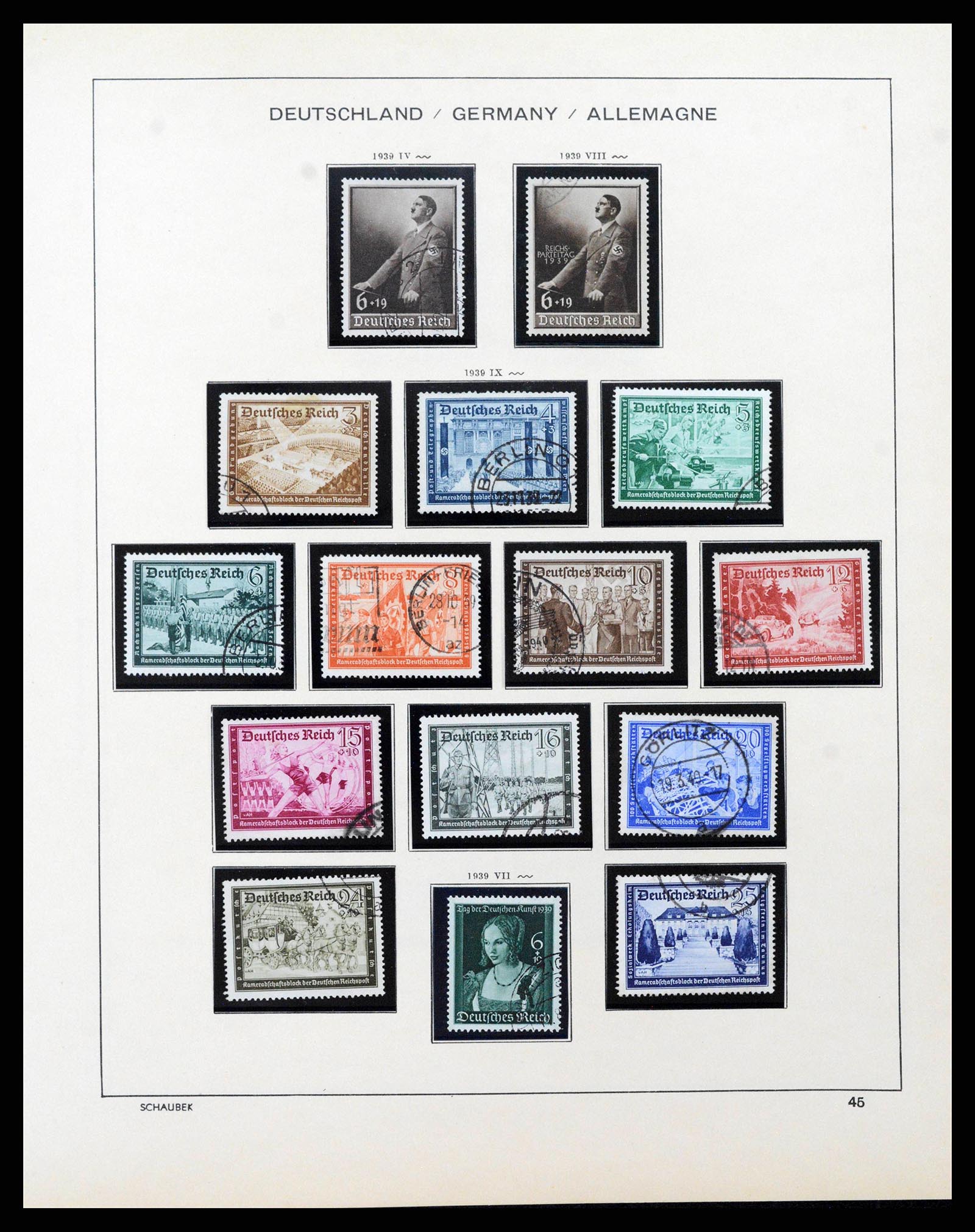 38860 0047 - Stamp collection 38860 German Reich 1872-1945.