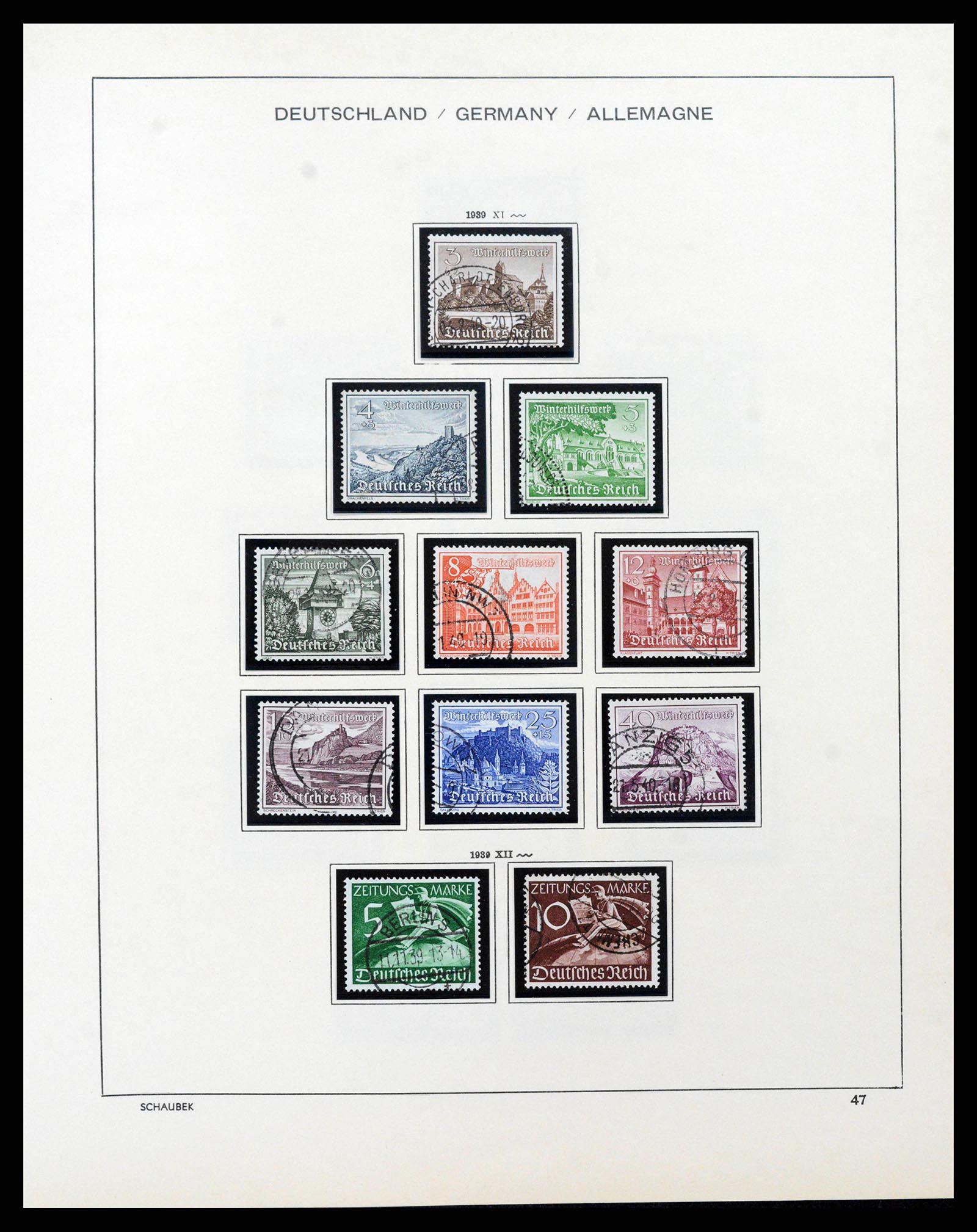 38860 0049 - Stamp collection 38860 German Reich 1872-1945.