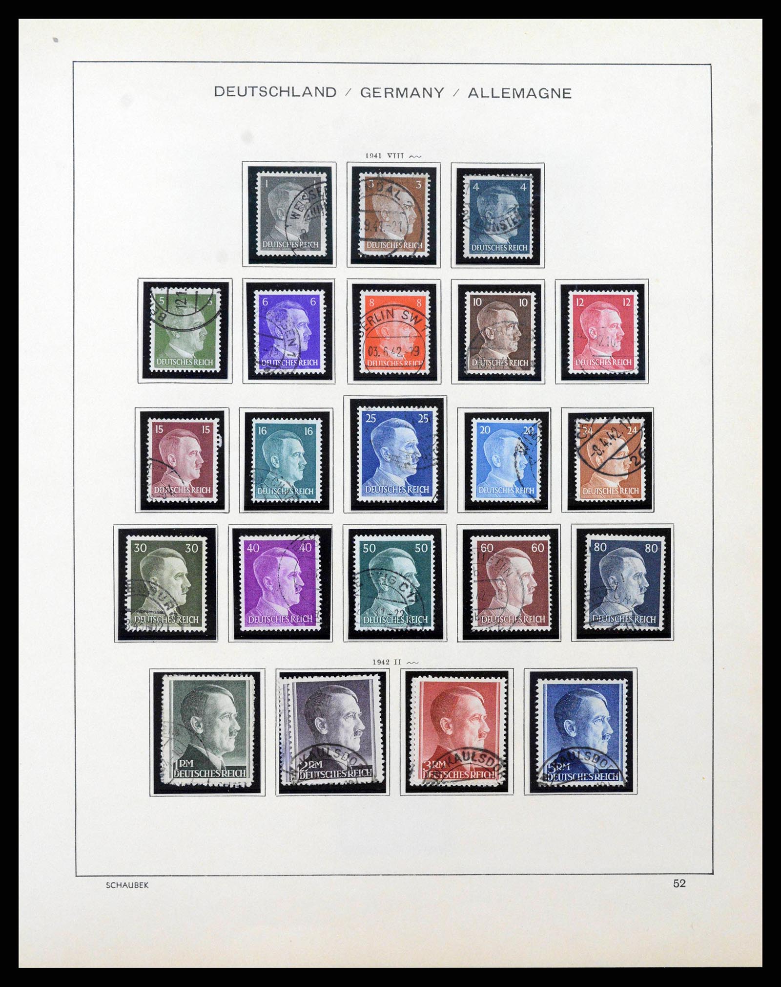 38860 0054 - Stamp collection 38860 German Reich 1872-1945.