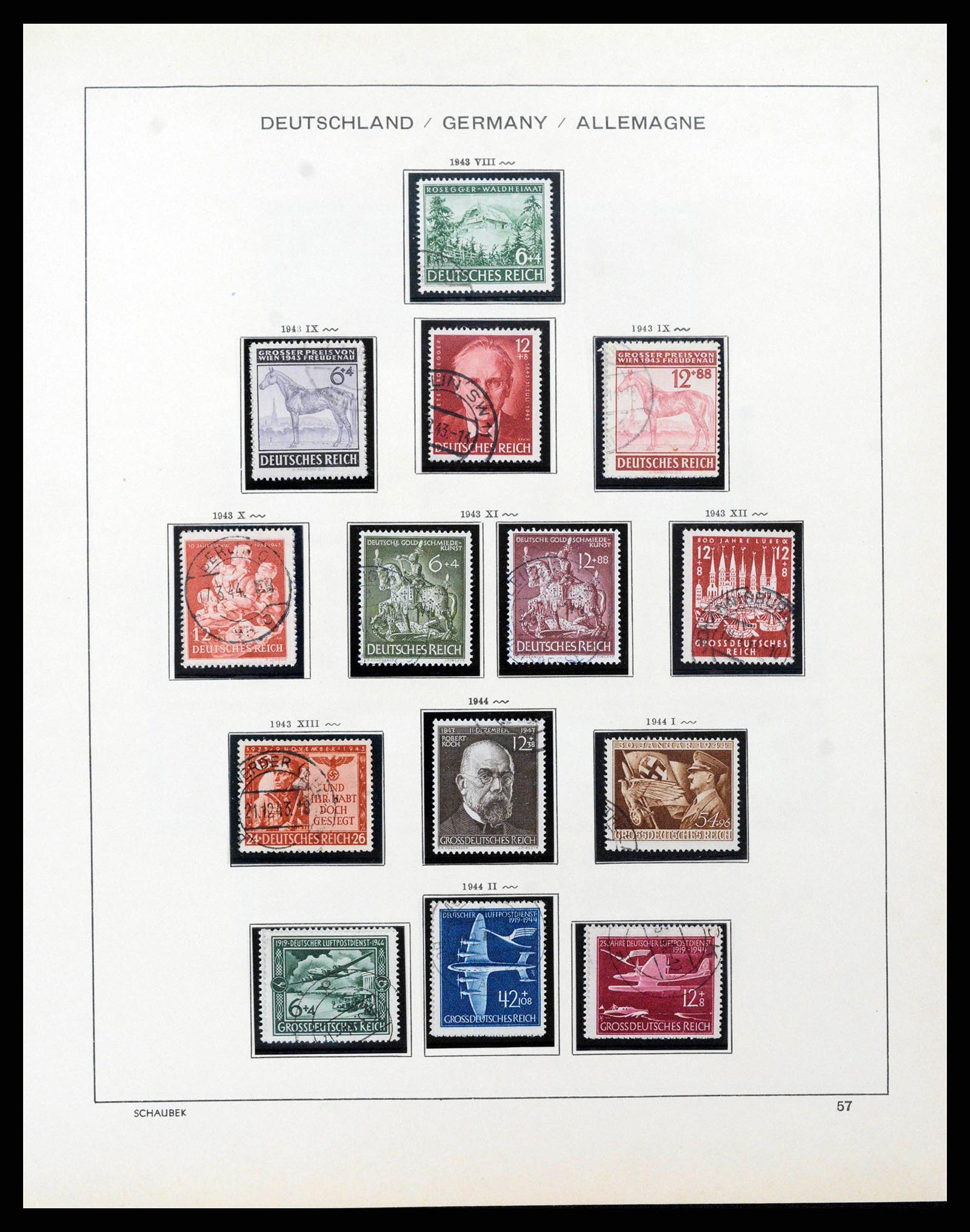38860 0059 - Stamp collection 38860 German Reich 1872-1945.