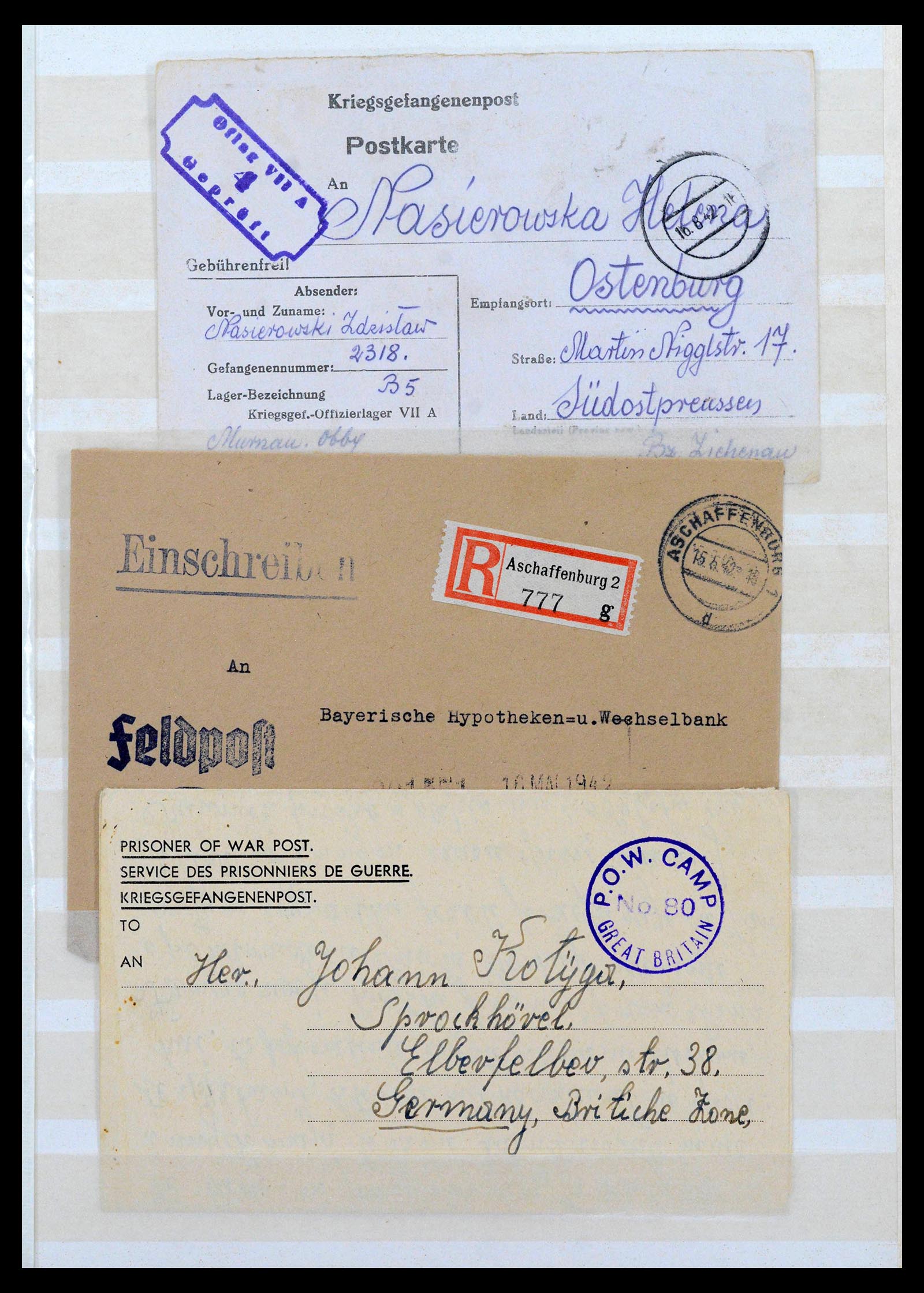 38865 0001 - Stamp collection 38865 German occupation 2nd worldwar 1939-1945.